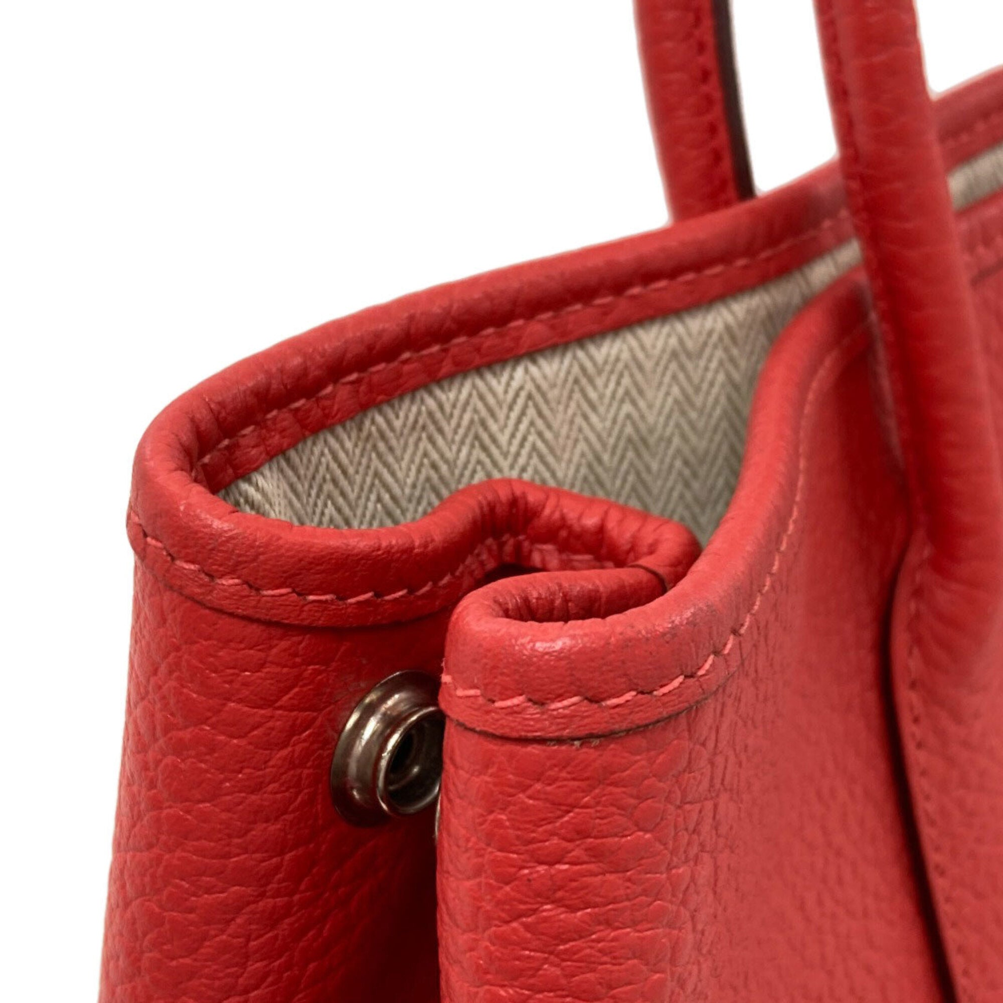 Hermes Garden Pink Negonda Leather Handbag (Pre-Owned)