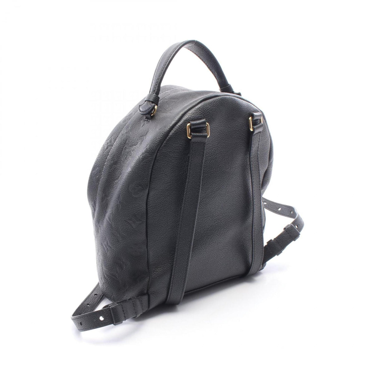Louis Vuitton Black Leather Backpack (Pre-Owned)