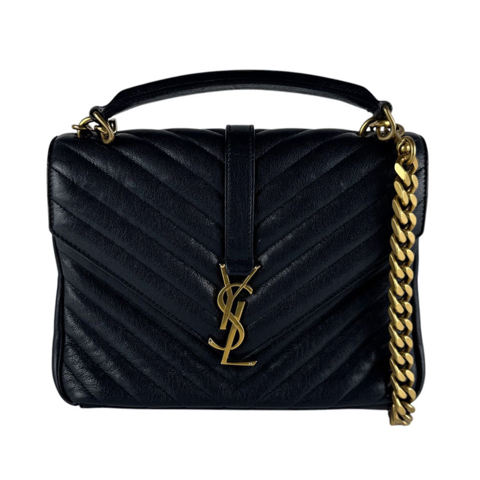 Saint Laurent Navy Shoulder Bag (Pre-Owned)