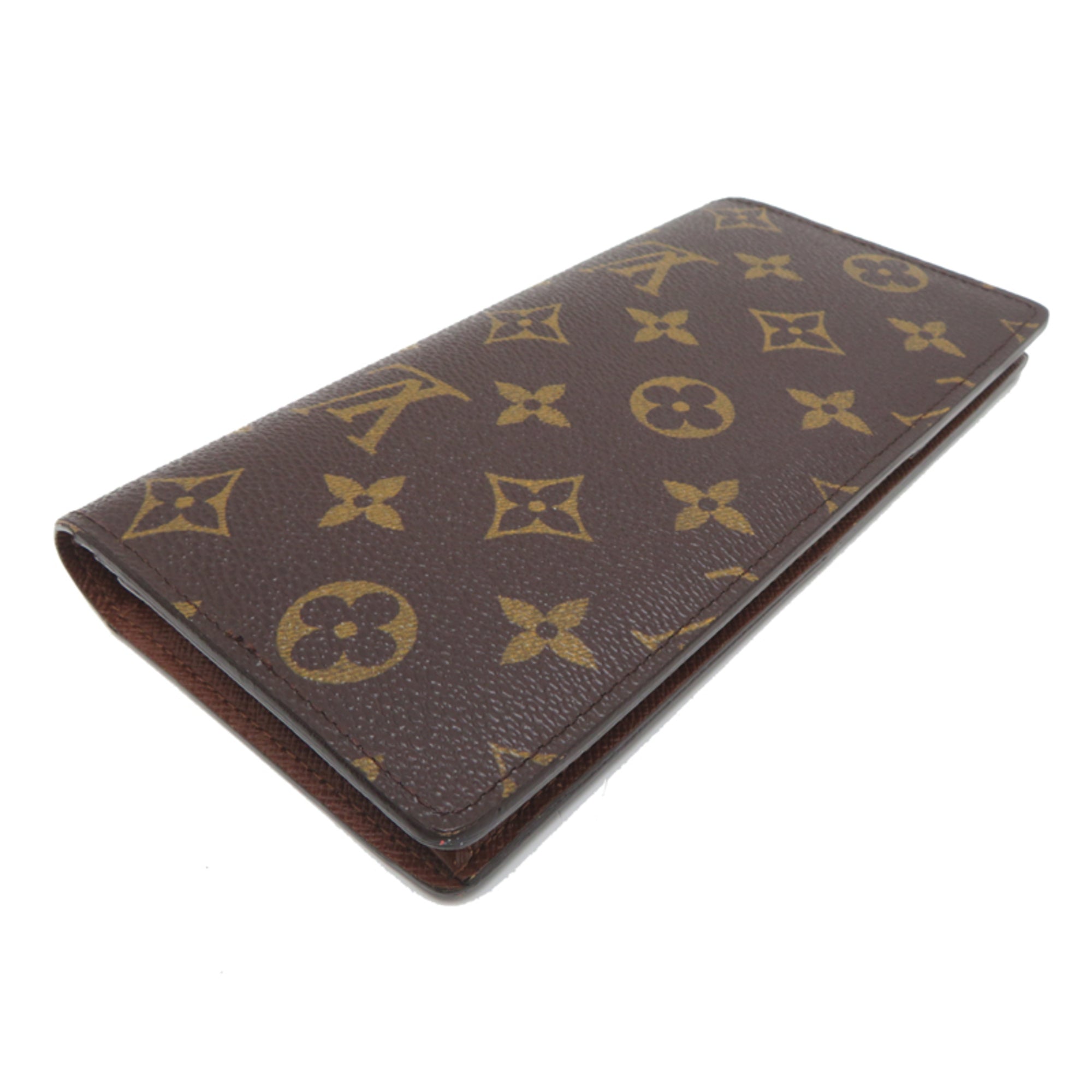 Louis Vuitton Brown Monogram Long Wallet (Bi-Fold) (Pre-Owned)