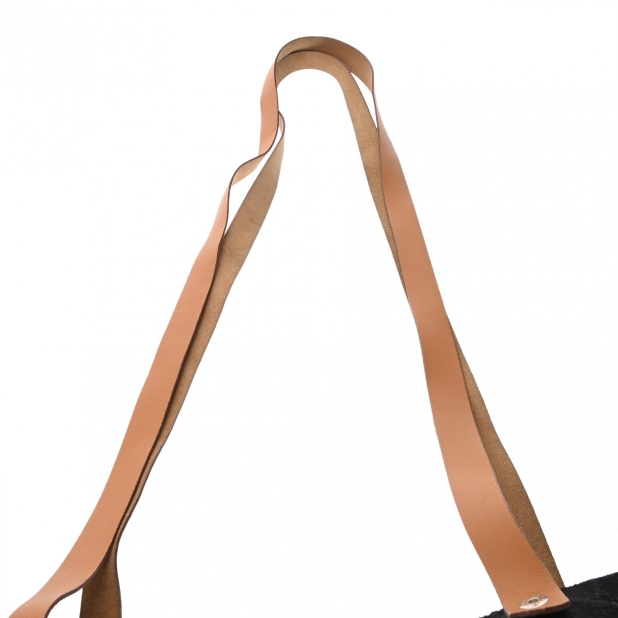 Hermes Black Canvas Tote Bag (Pre-Owned)