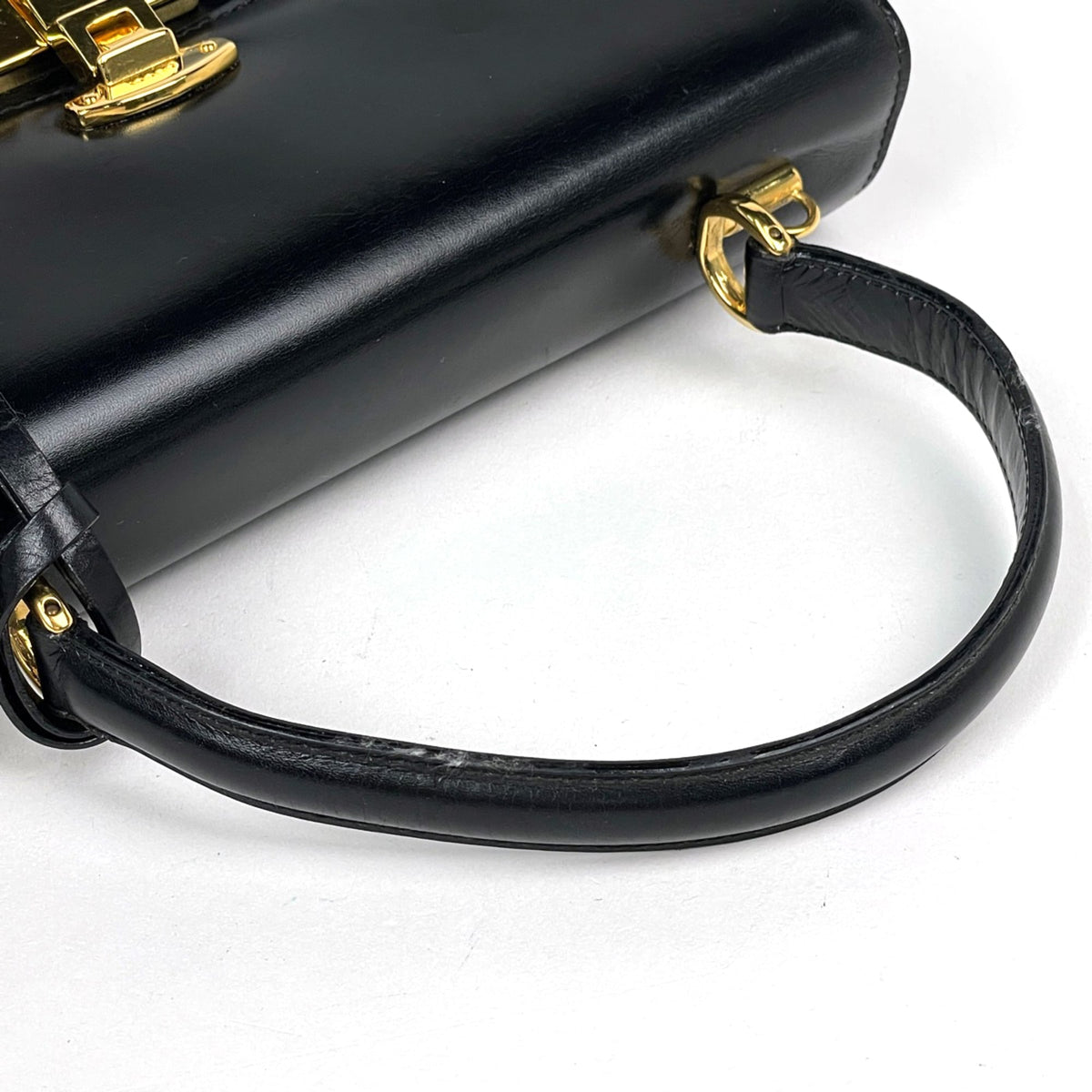 Gucci Black Leather Handbag (Pre-Owned)