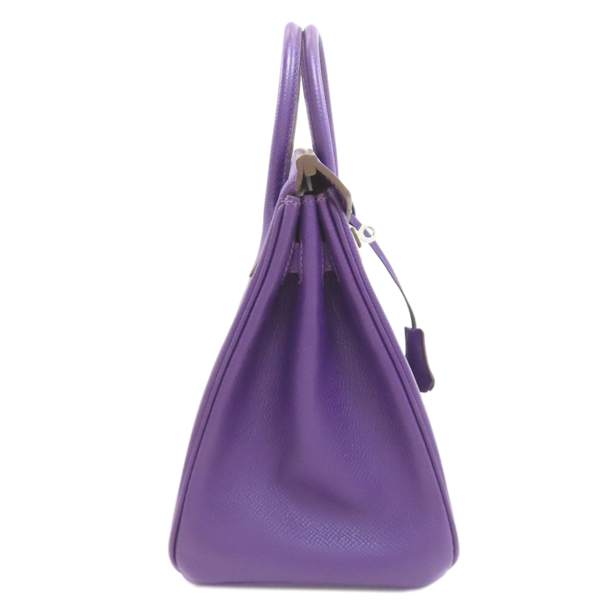 Hermes Purple Epsom Leather Handbag (Pre-Owned)