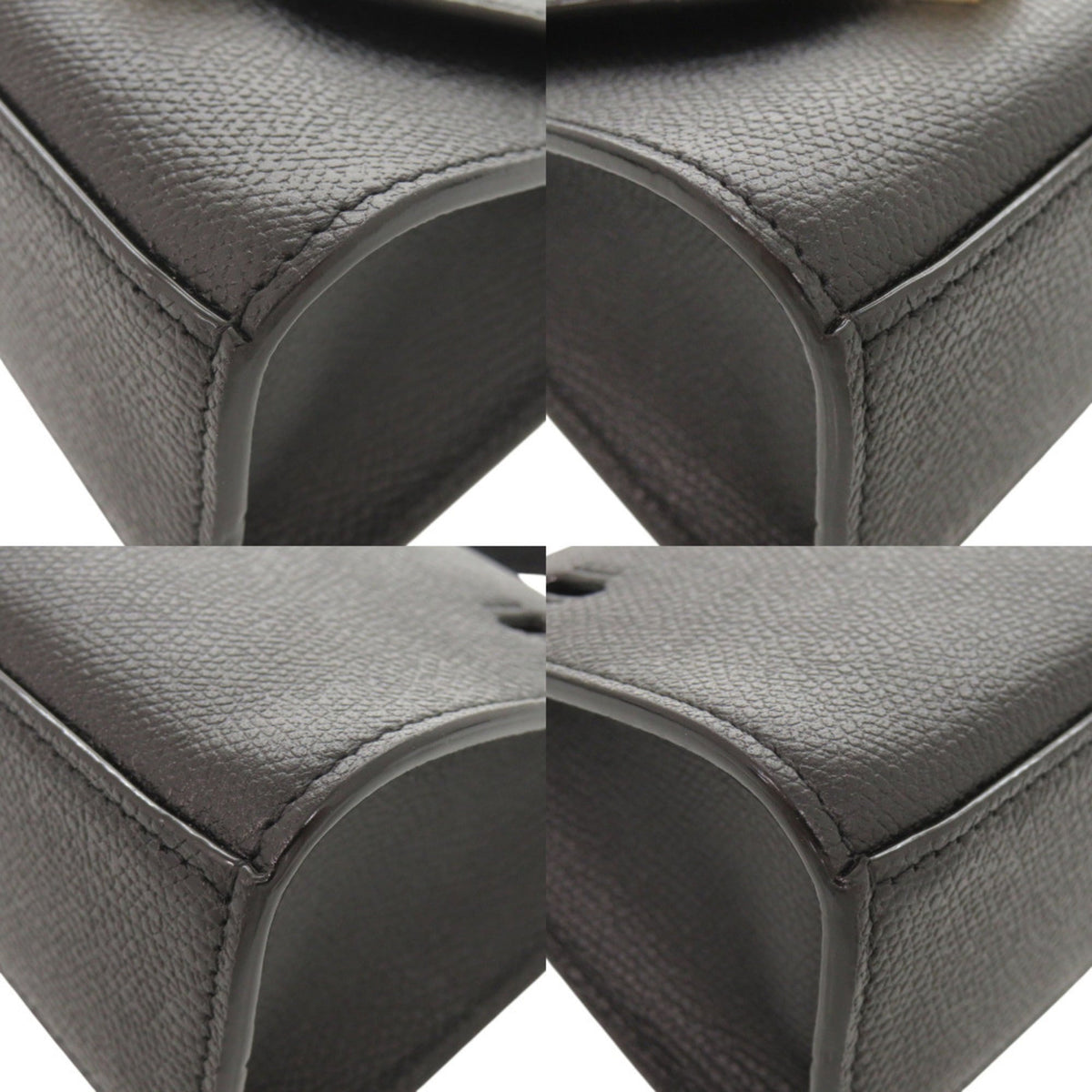 Valextra Black Leather Fanny Pack Shoulder Bag (Pre-Owned)