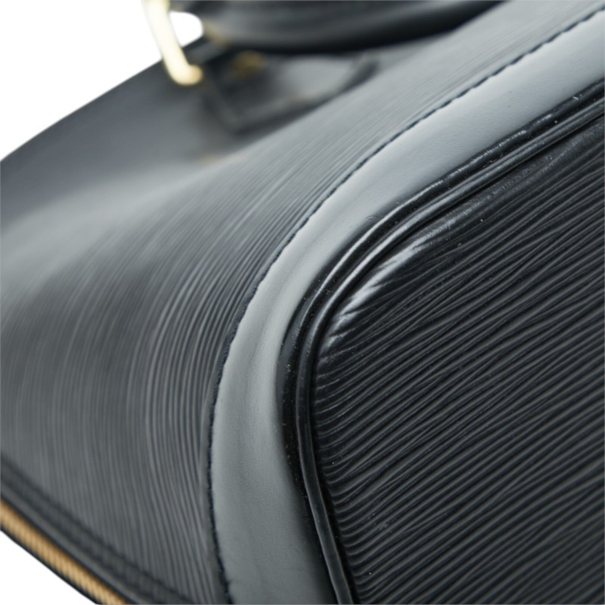 Louis Vuitton Black Noir Leather Handbag (Pre-Owned)