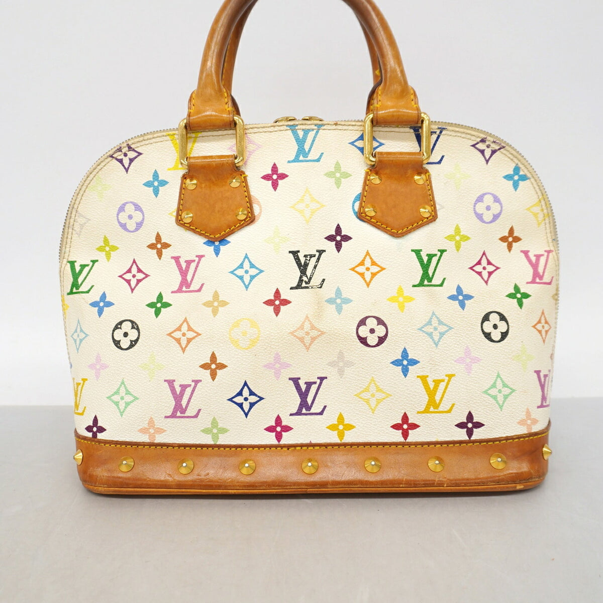Louis Vuitton Blanc Handbag (Pre-Owned)