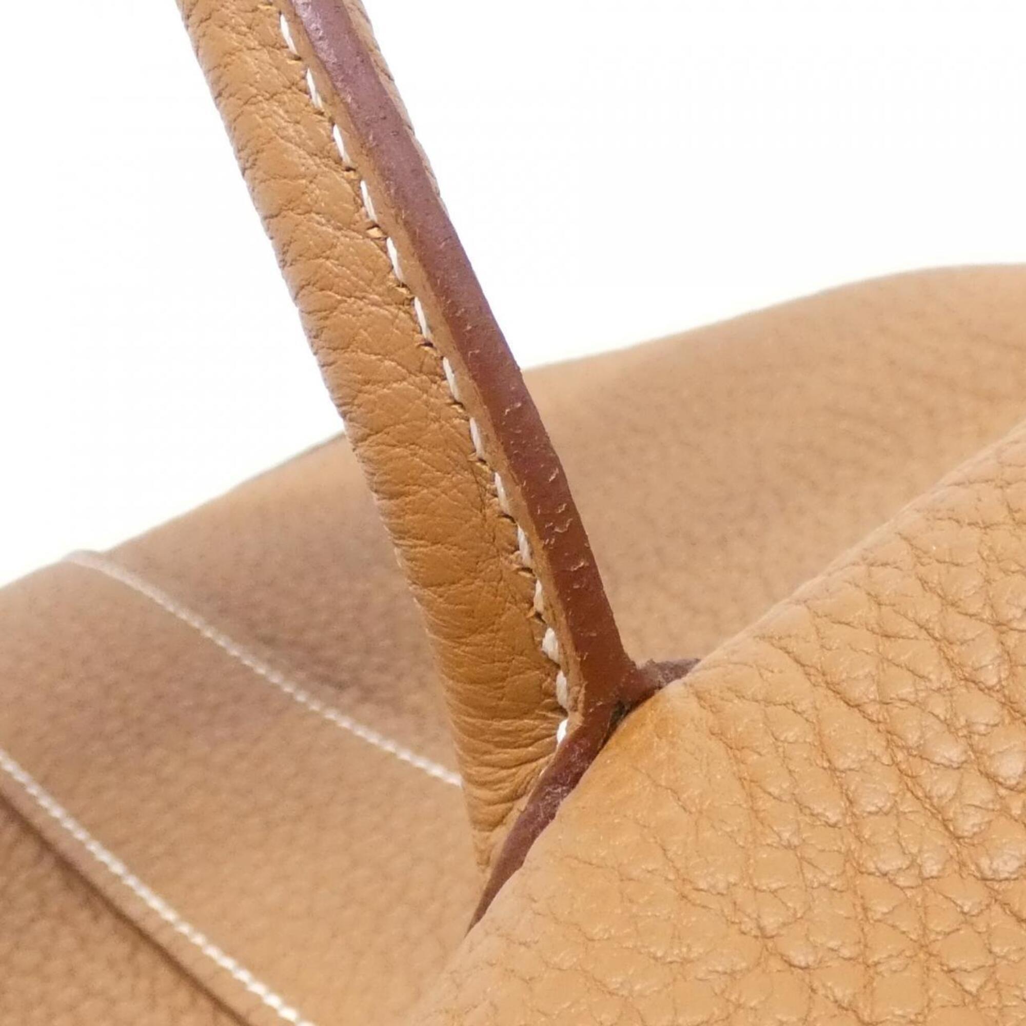 Hermes Gold Negonda Leather Handbag (Pre-Owned)