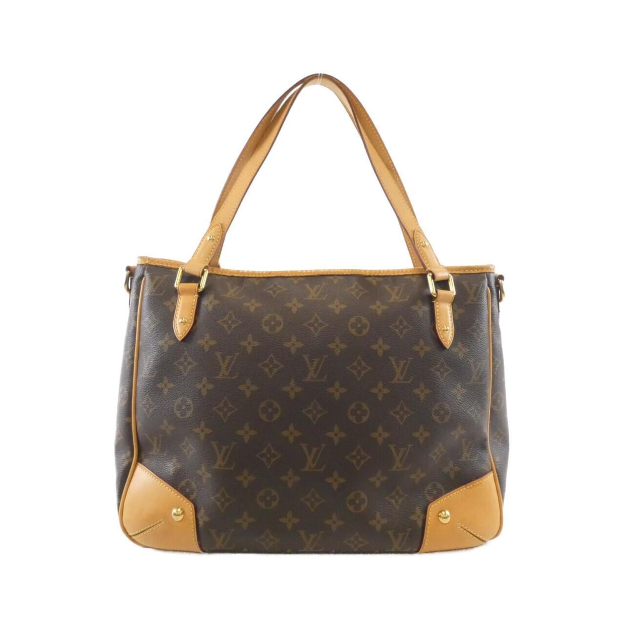 Louis Vuitton Marron Coated Canvas Handbag (Pre-Owned)