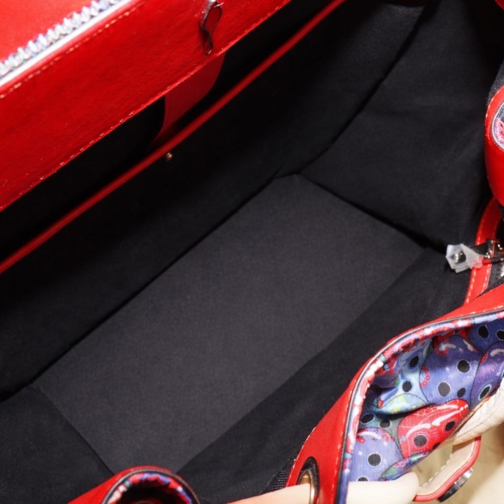 Christian Louboutin Multi-Color Nylon Leather Backpack (Pre-Owned)
