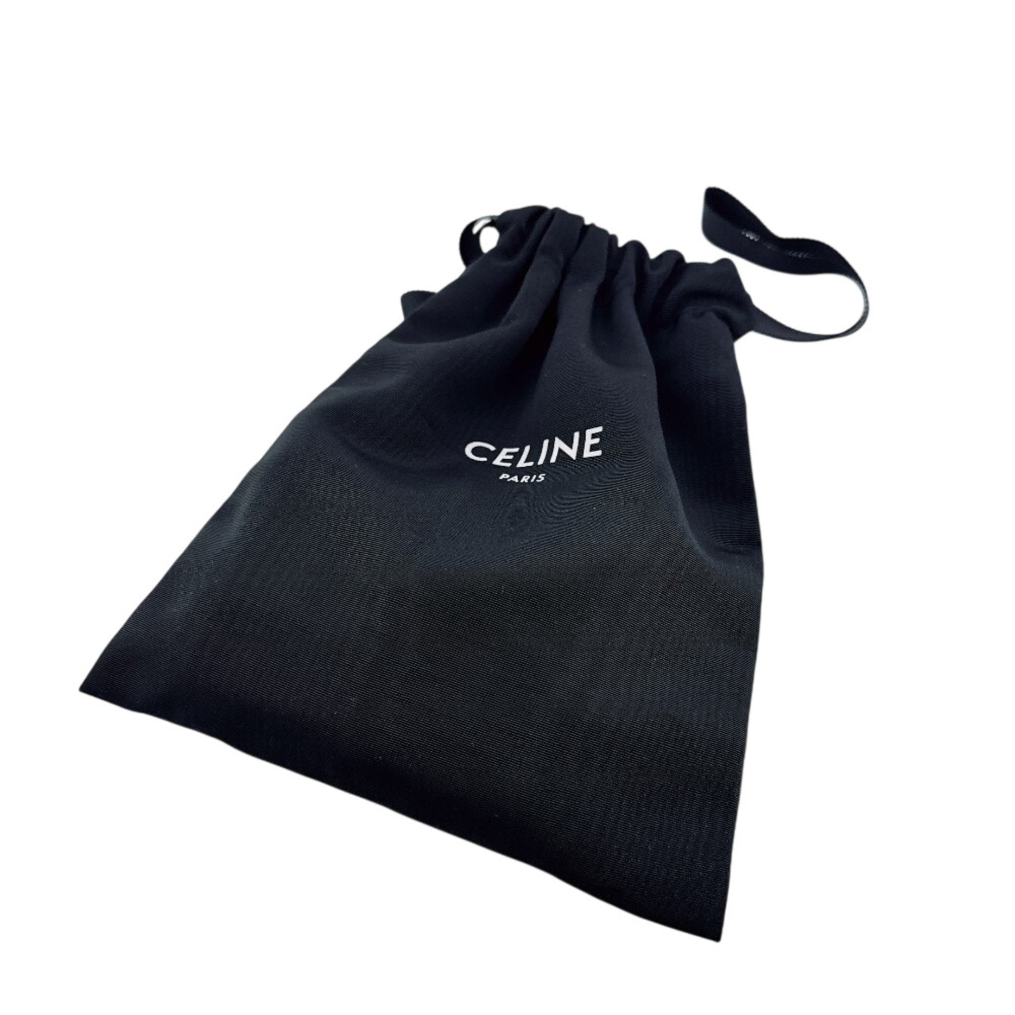 Celine Black Leather Wallet (Tri-Fold) (Pre-Owned)