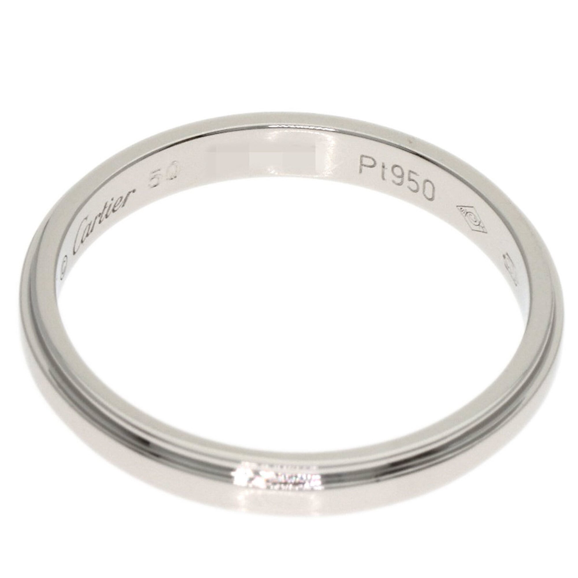 Cartier Platinum 950 Band Ring (Pre-Owned)