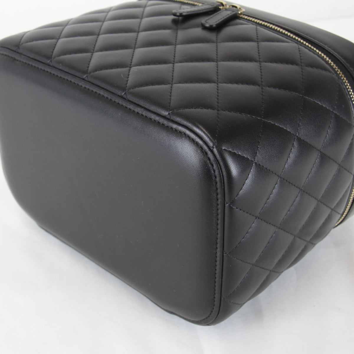 Chanel Black Leather Vanity Bag (Pre-Owned)
