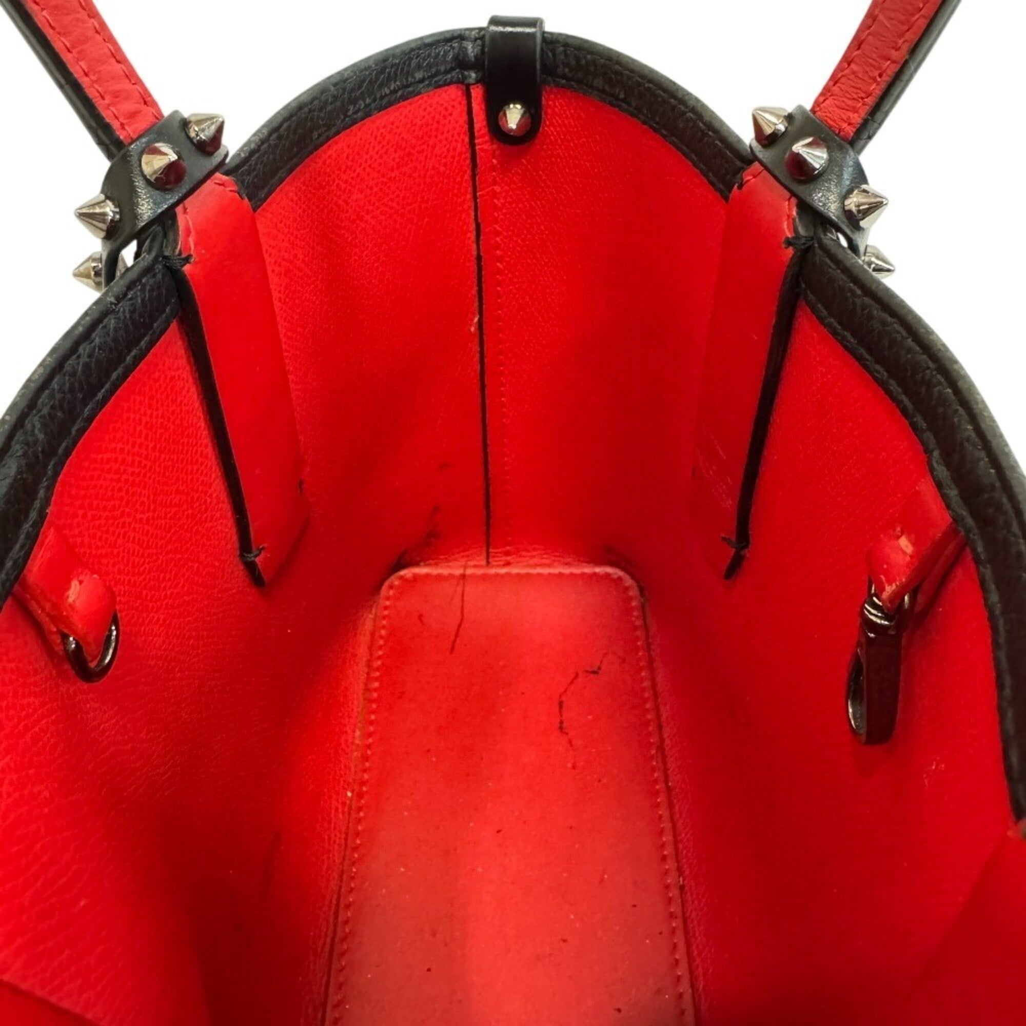Christian Louboutin Black Leather Handbag (Pre-Owned)