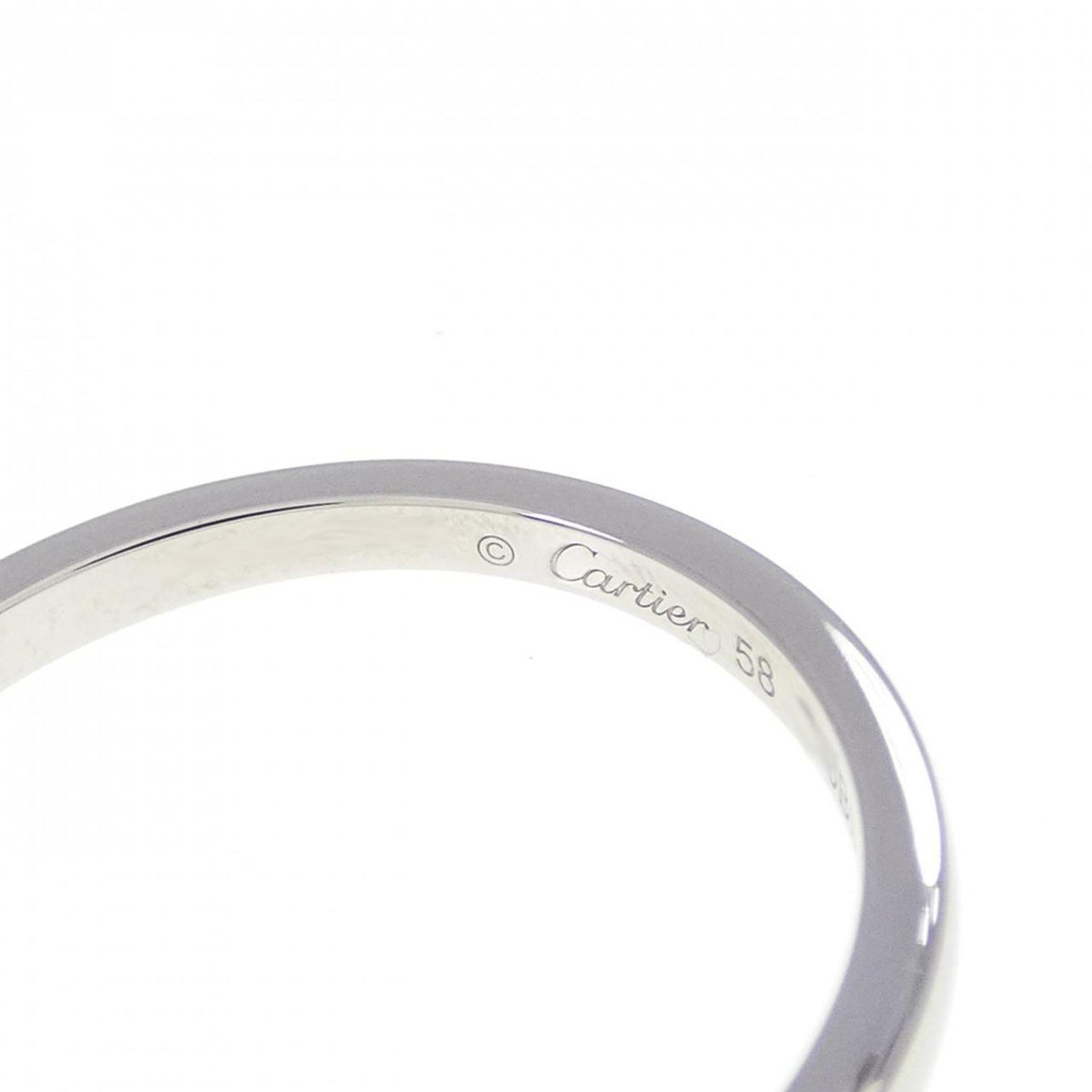Cartier Platinum 950 Band Ring (Pre-Owned)