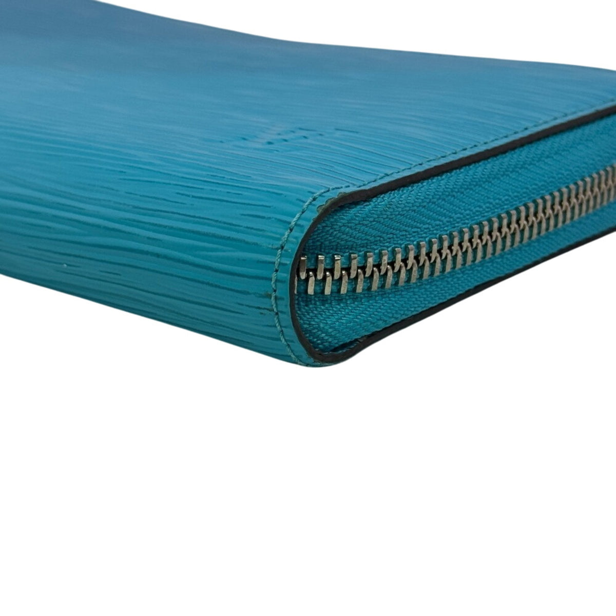 Louis Vuitton Turquoise Leather Long Wallet (Bi-Fold) (Pre-Owned)