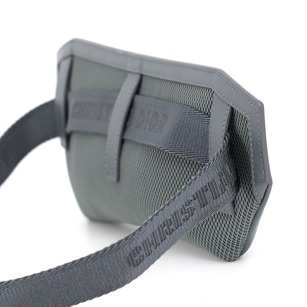 Christian Dior Gray Leather Sling Bag (Pre-Owned)