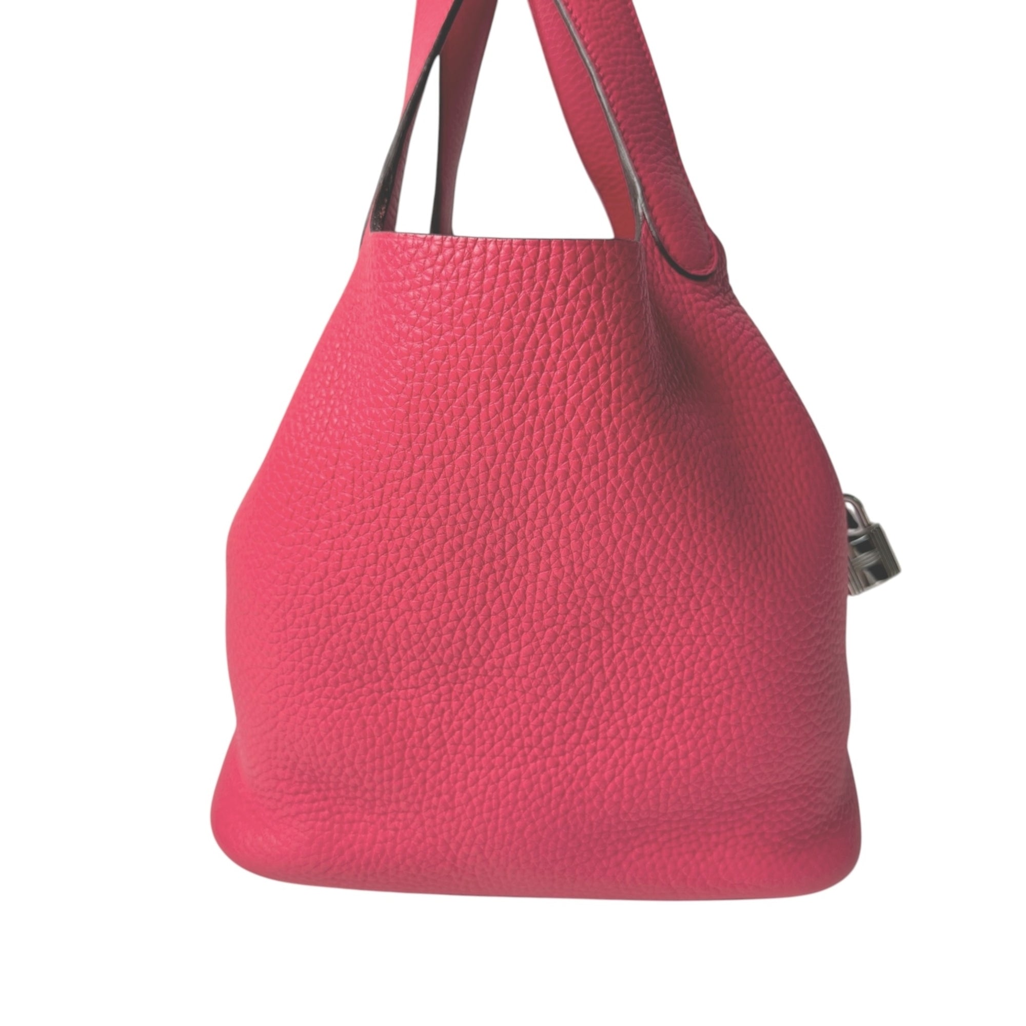 Hermes Taurillon Clemence Leather Handbag (Pre-Owned)