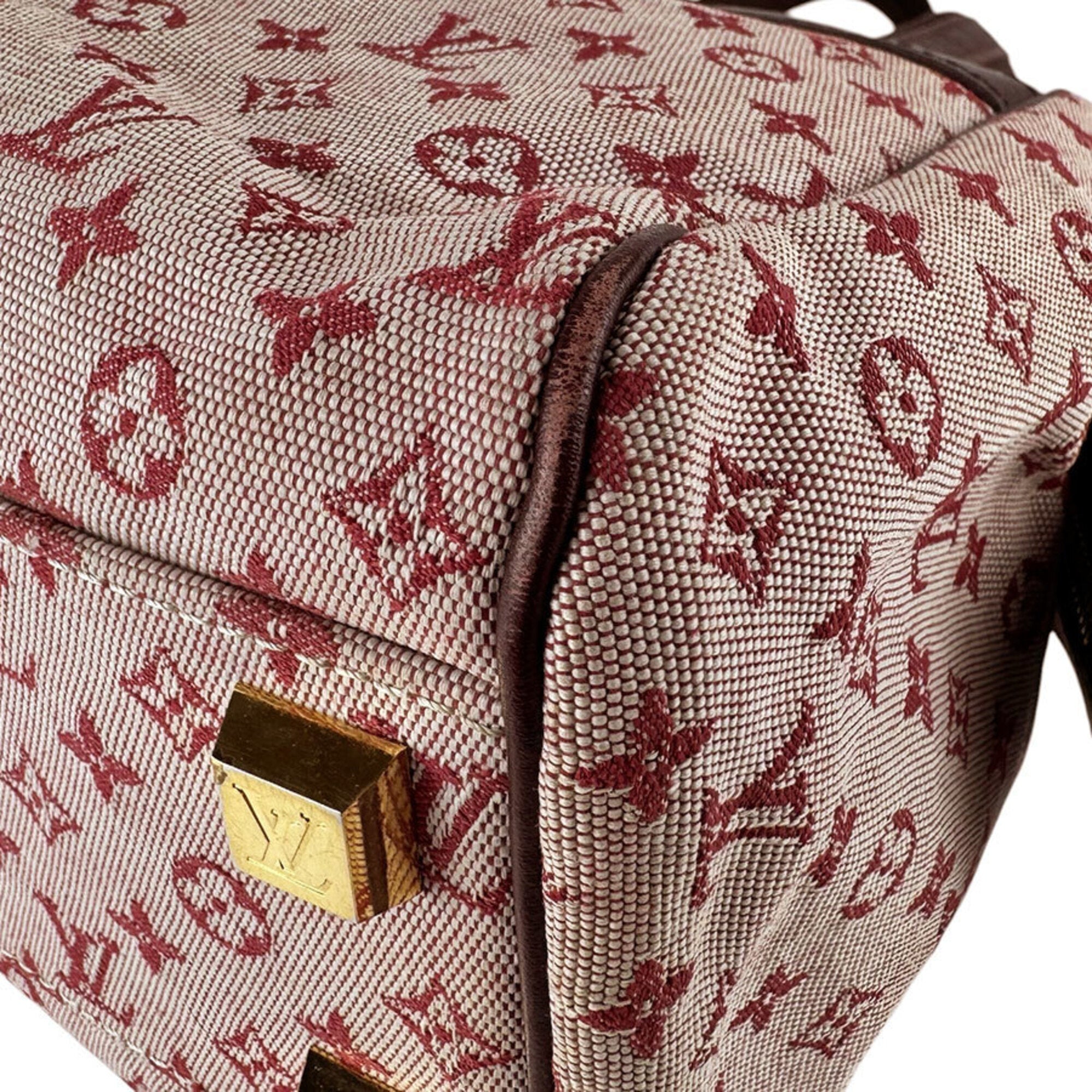 Louis Vuitton Burgundy Monogram Mini Handbag (Pre-Owned)