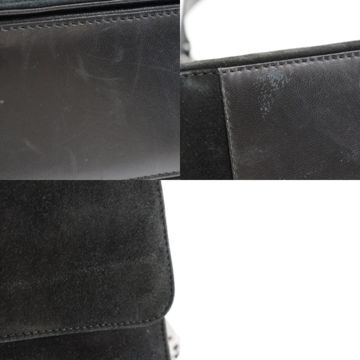 Bally Black Suede Shoulder Bag (Pre-Owned)