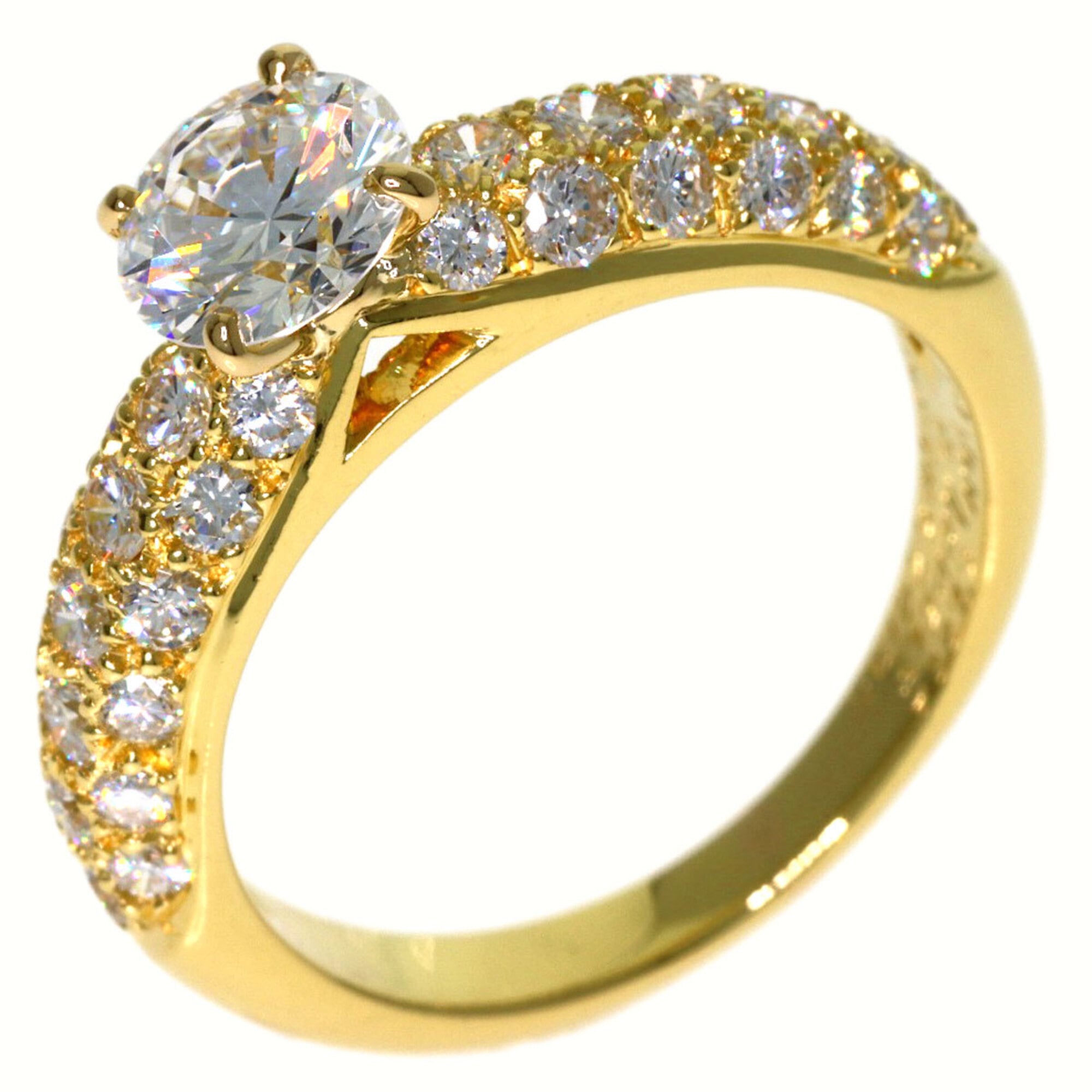Van Cleef & Arpels Yellow Gold Yellow Gold Band Ring (Pre-Owned)