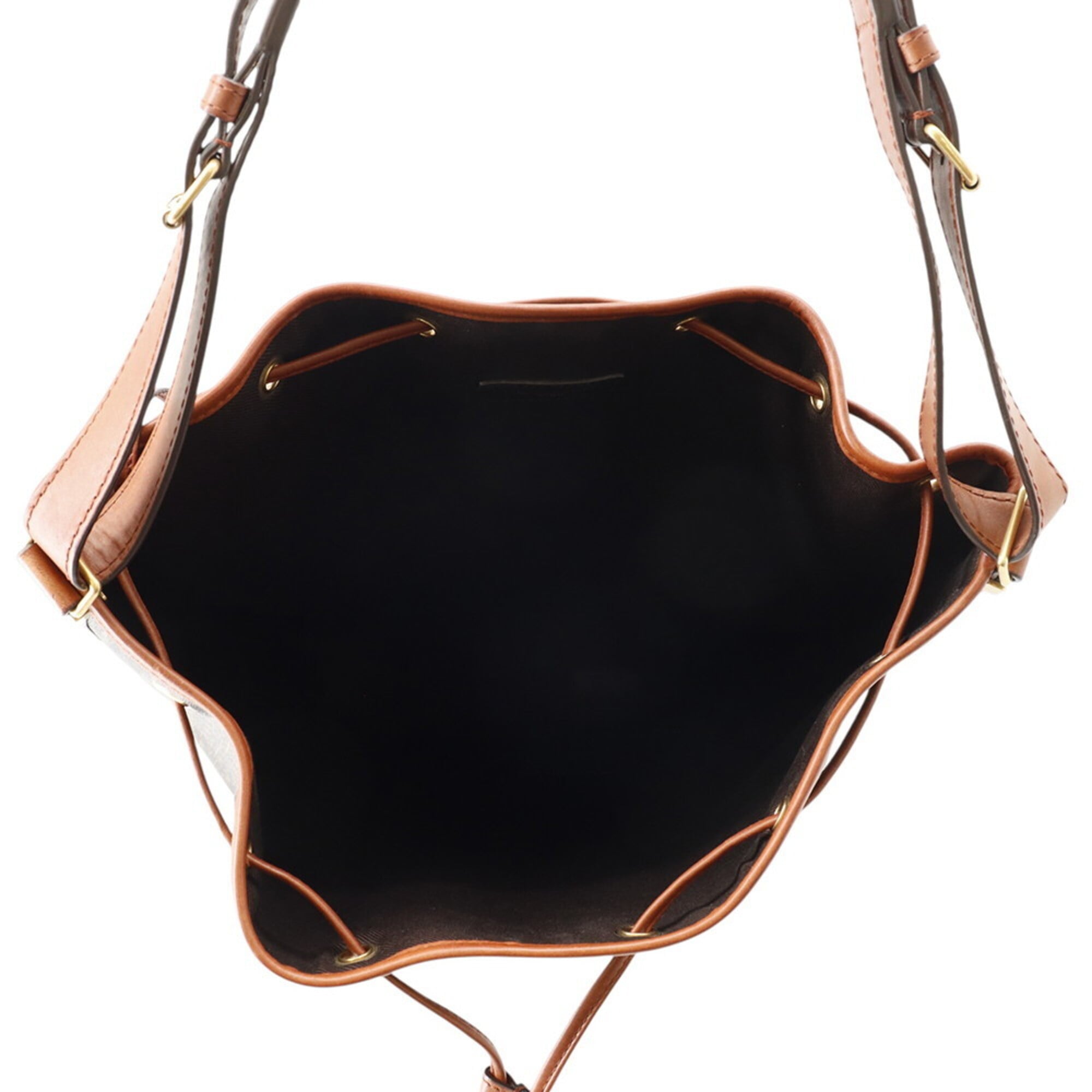 Yves Saint Laurent Brown Leather Handbag Shoulder Bag (Pre-Owned)