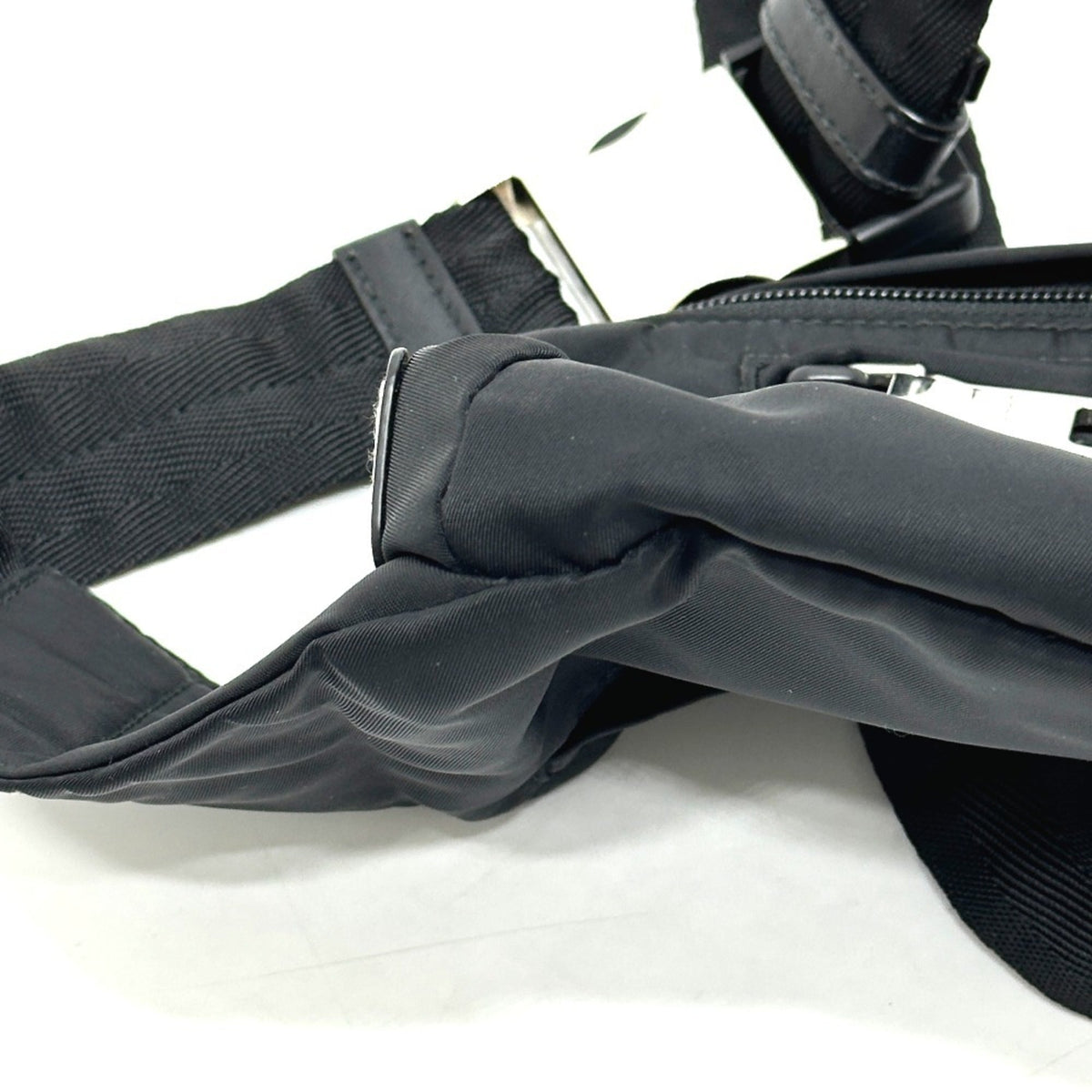 Prada Black Nylon Handbag Sling Bag (Pre-Owned)