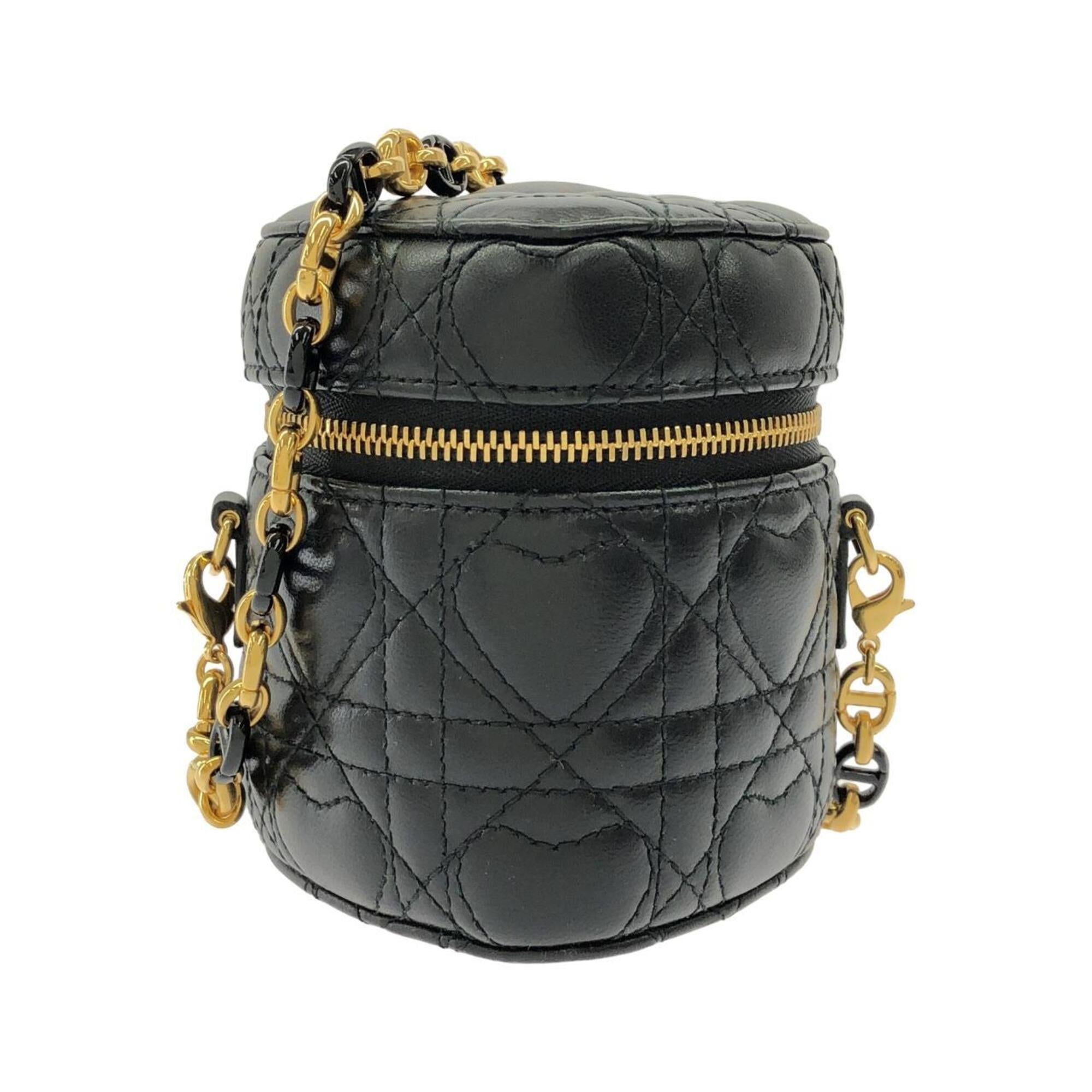 Christian Dior Black Leather Shoulder Bag (Pre-Owned)