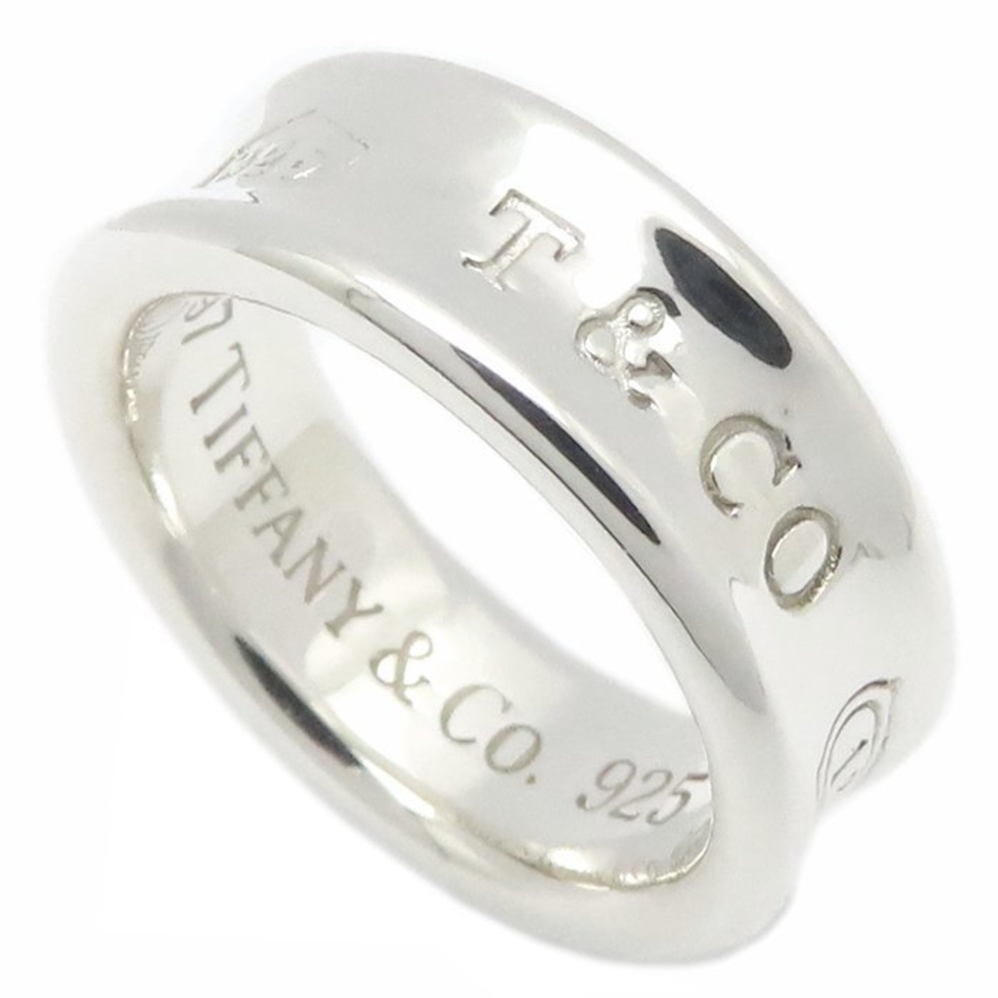 Tiffany Silver Silver 925 Band Ring (Pre-Owned)