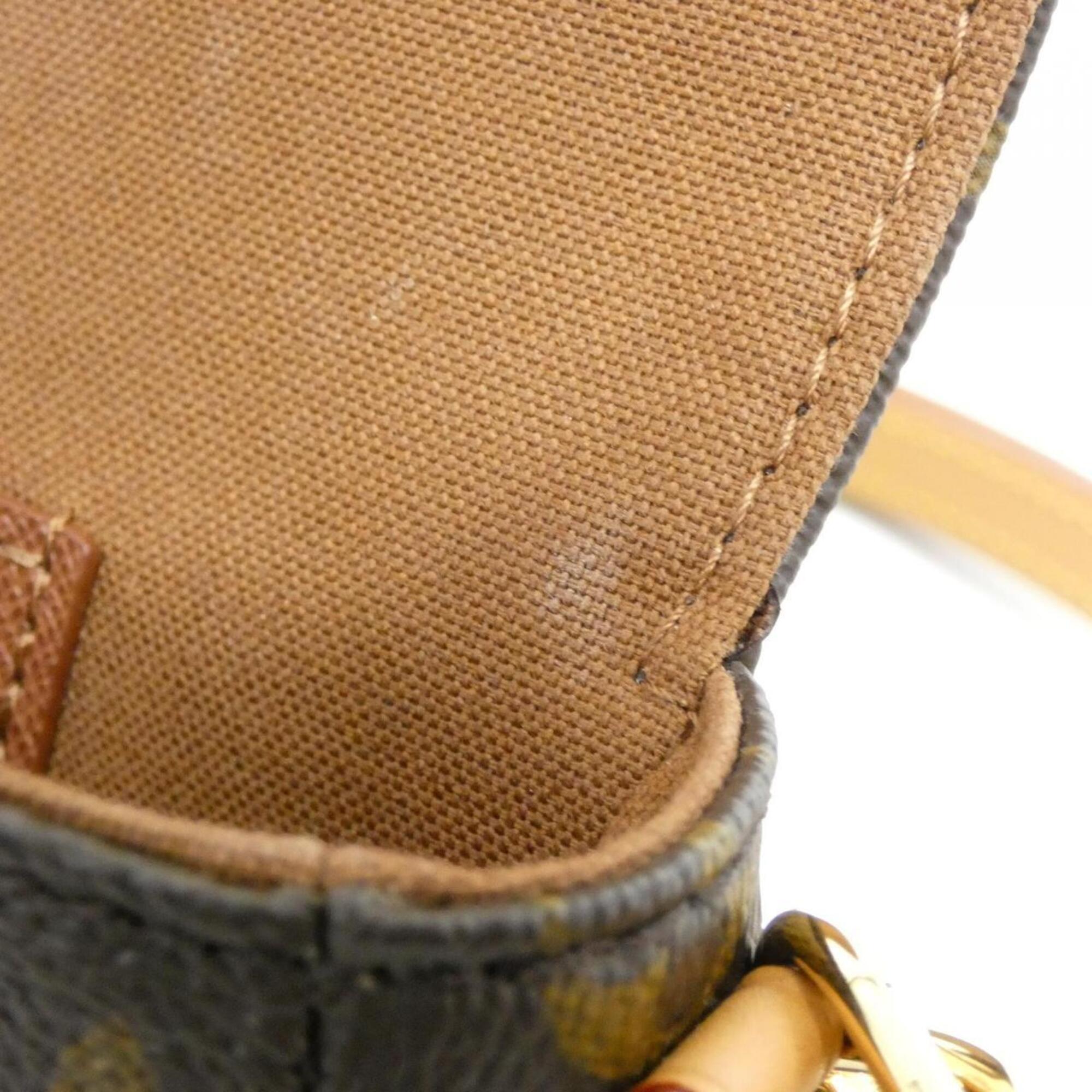 Louis Vuitton Marron Coated Canvas Shoulder Bag (Pre-Owned)