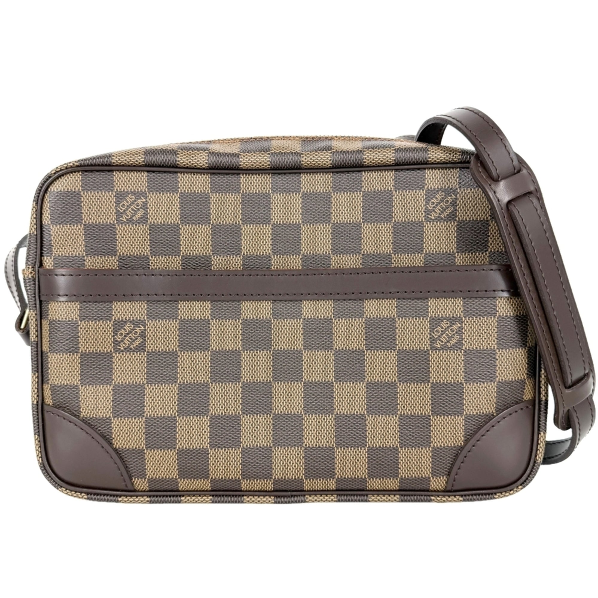 Louis Vuitton Brown Damier Canvas Shoulder Bag (Pre-Owned)