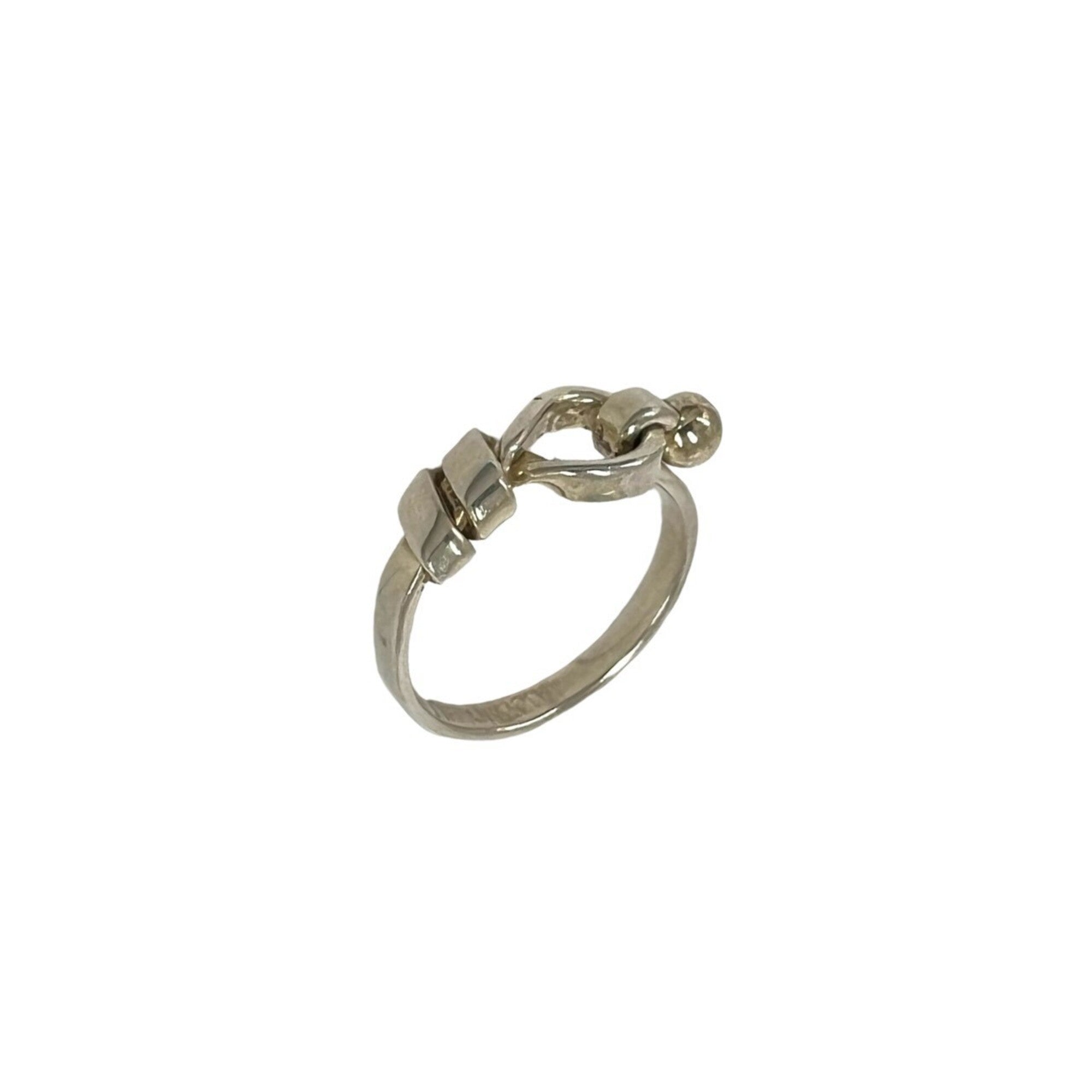 Tiffany Gold Silver Yellow Gold (18K) Silver 925 Band Ring (Pre-Owned)