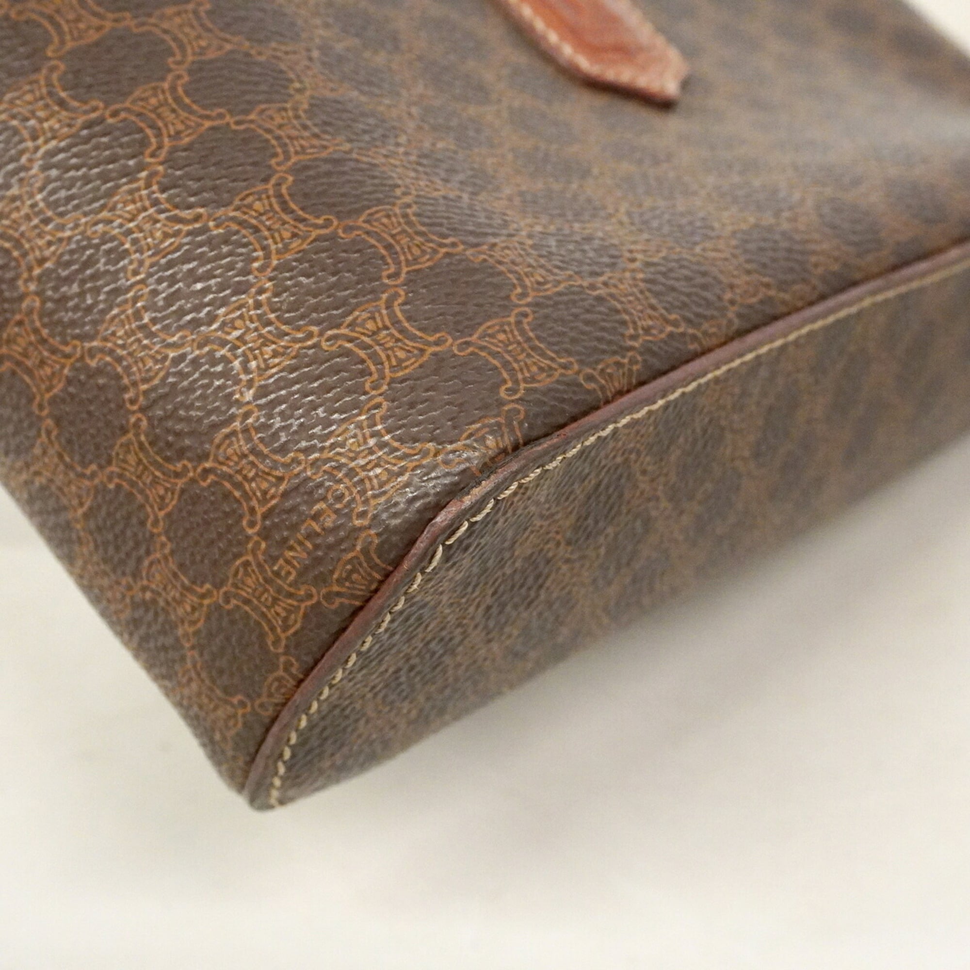 Celine Brown Pvc Vanity Bag (Pre-Owned)