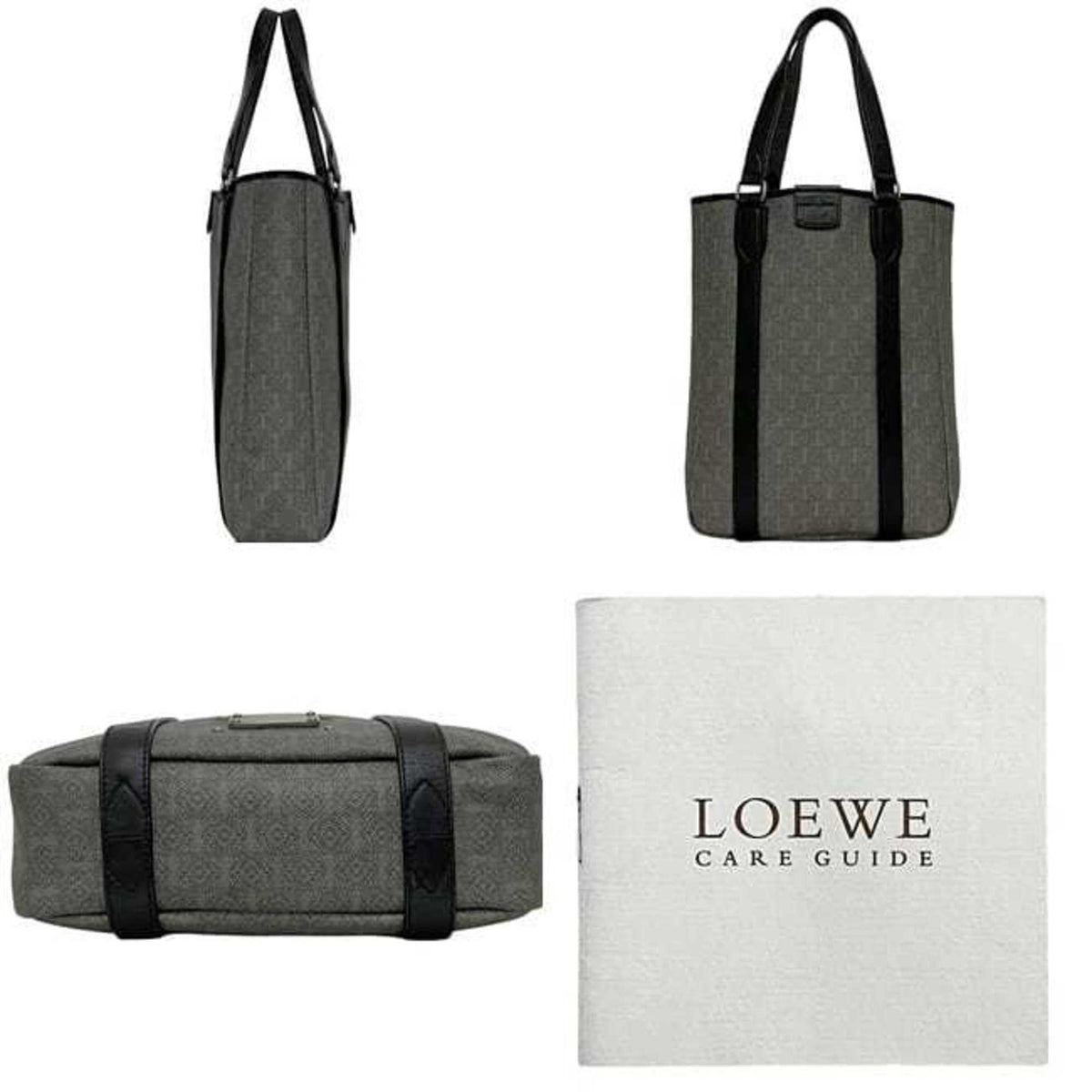 Loewe Gray Pvc Leather Tote Bag (Pre-Owned)