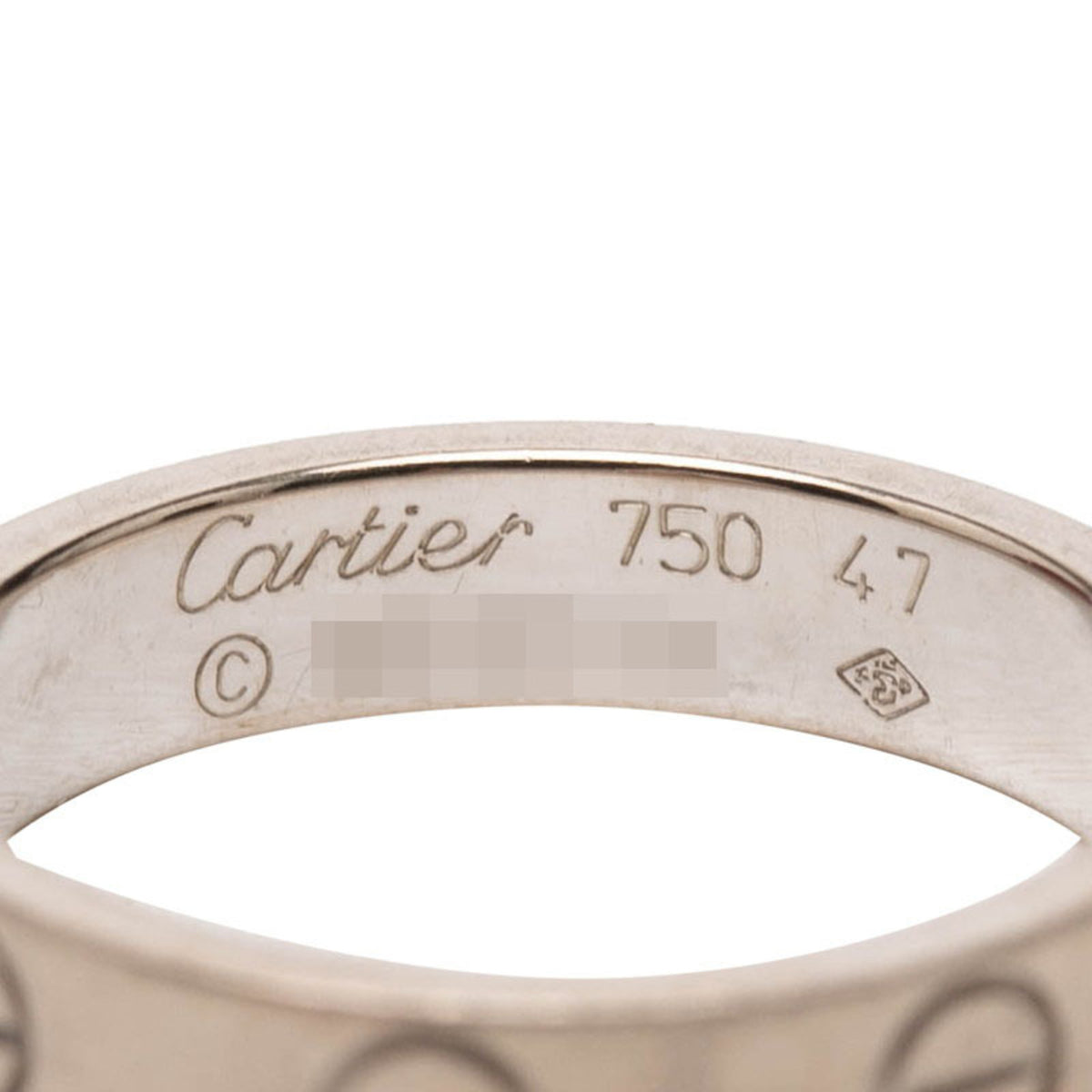 Cartier White Gold (18K) Band Ring (Pre-Owned)