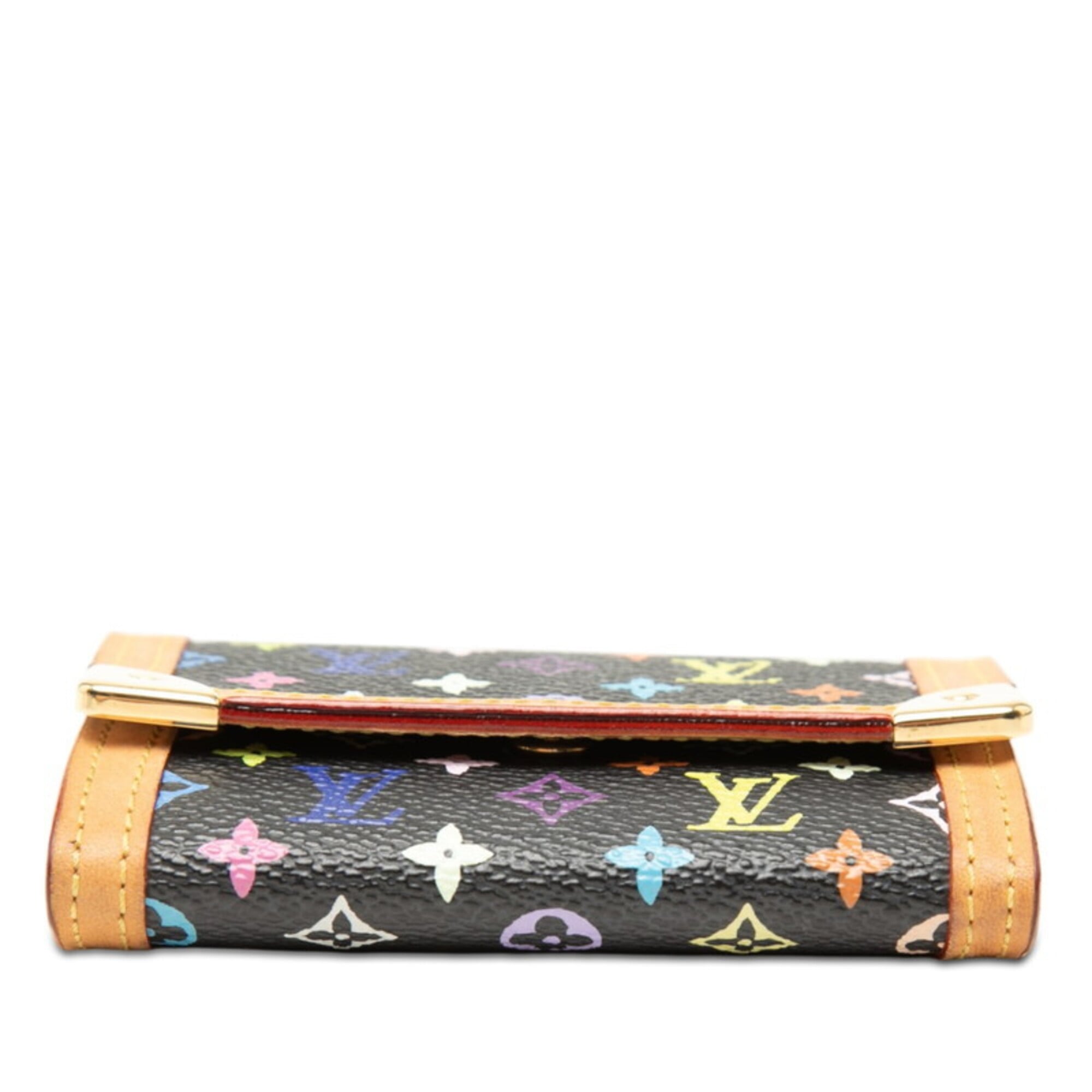 Louis Vuitton Black Noir Pvc Leather Coin Purse/Coin Case (Pre-Owned)