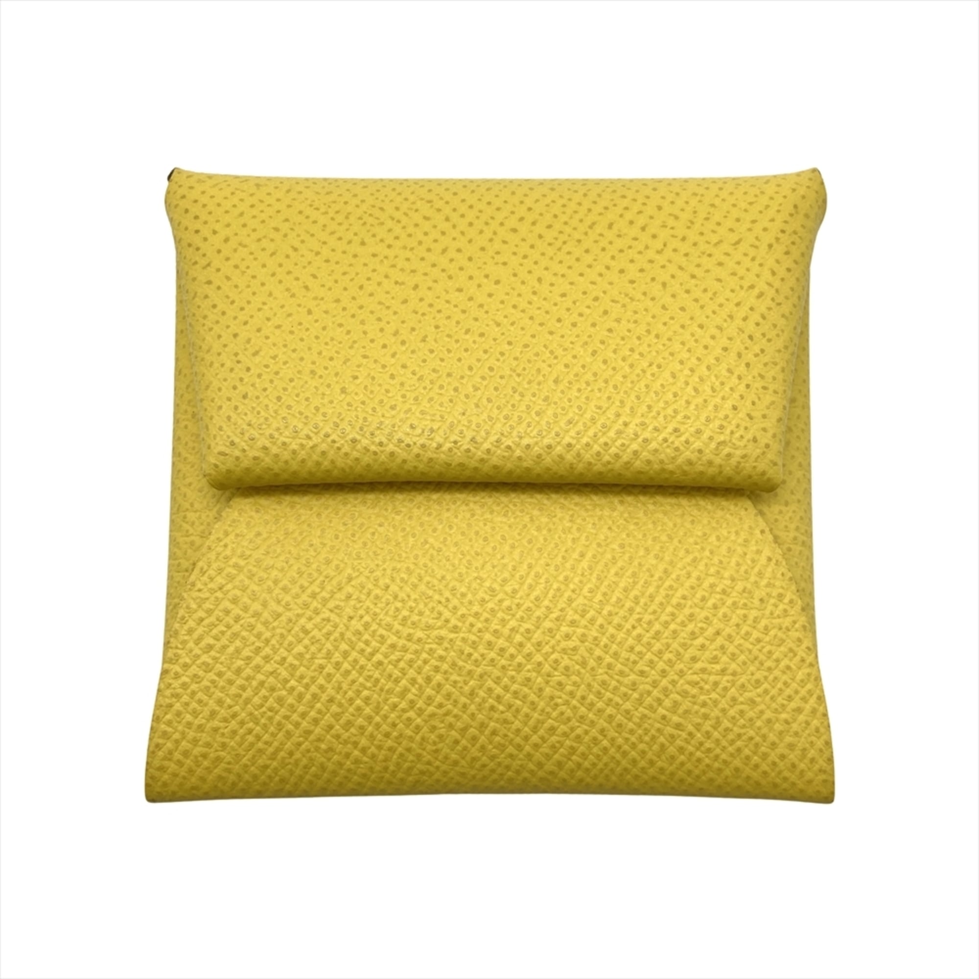 Hermes Yellow Epsom Leather Coin Purse/Coin Case (Pre-Owned)