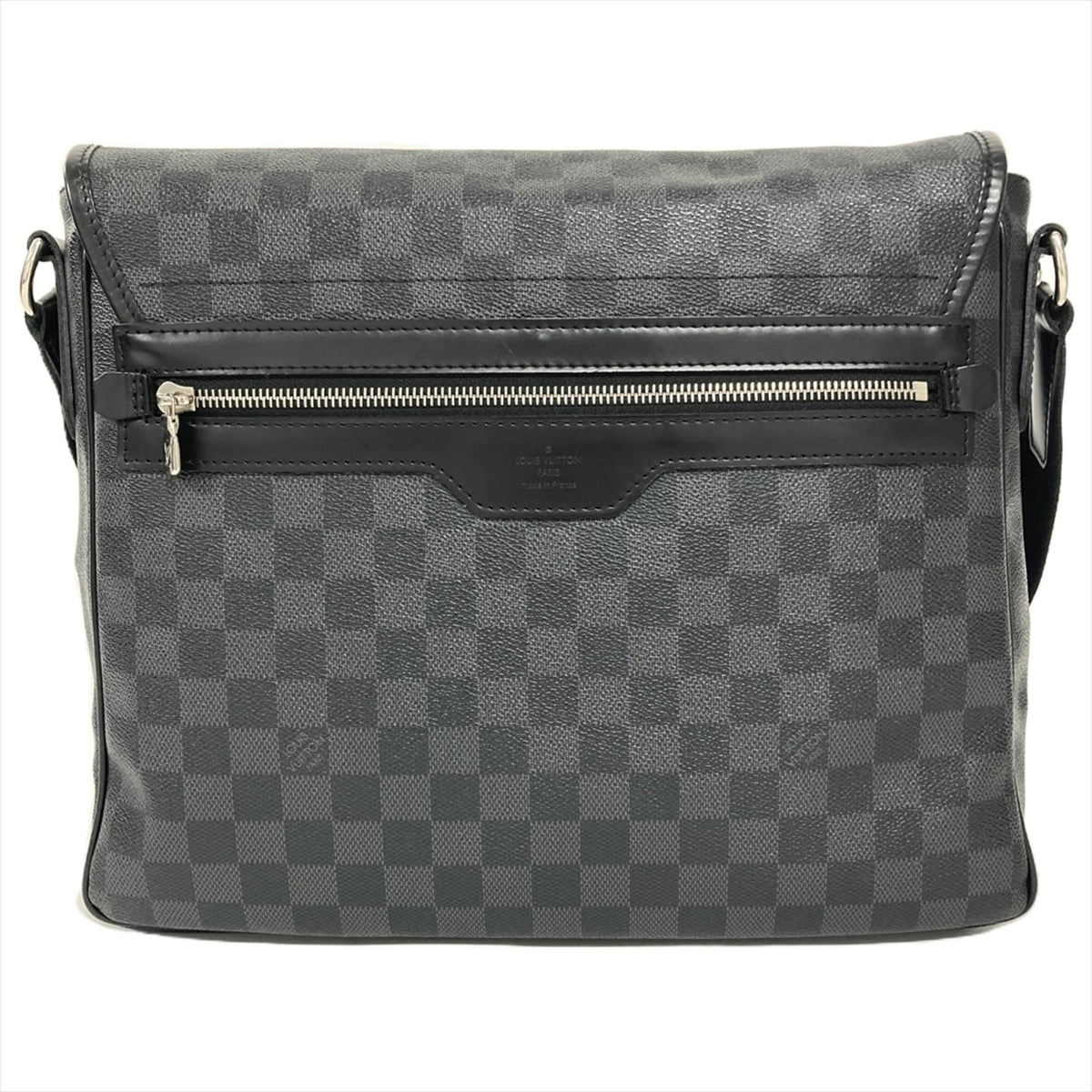 Louis Vuitton Black Damier Graphite Shoulder Bag (Pre-Owned)