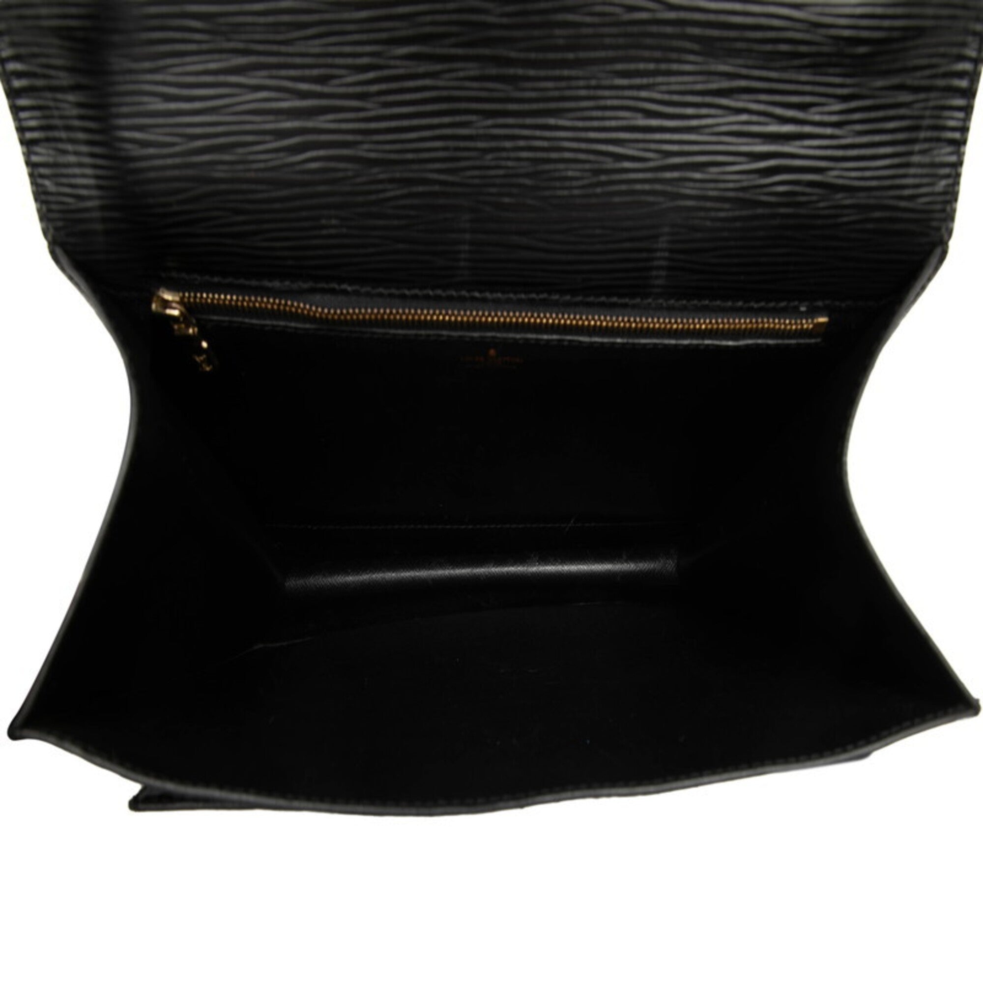 Louis Vuitton Black Noir Leather Handbag Shoulder Bag (Pre-Owned)