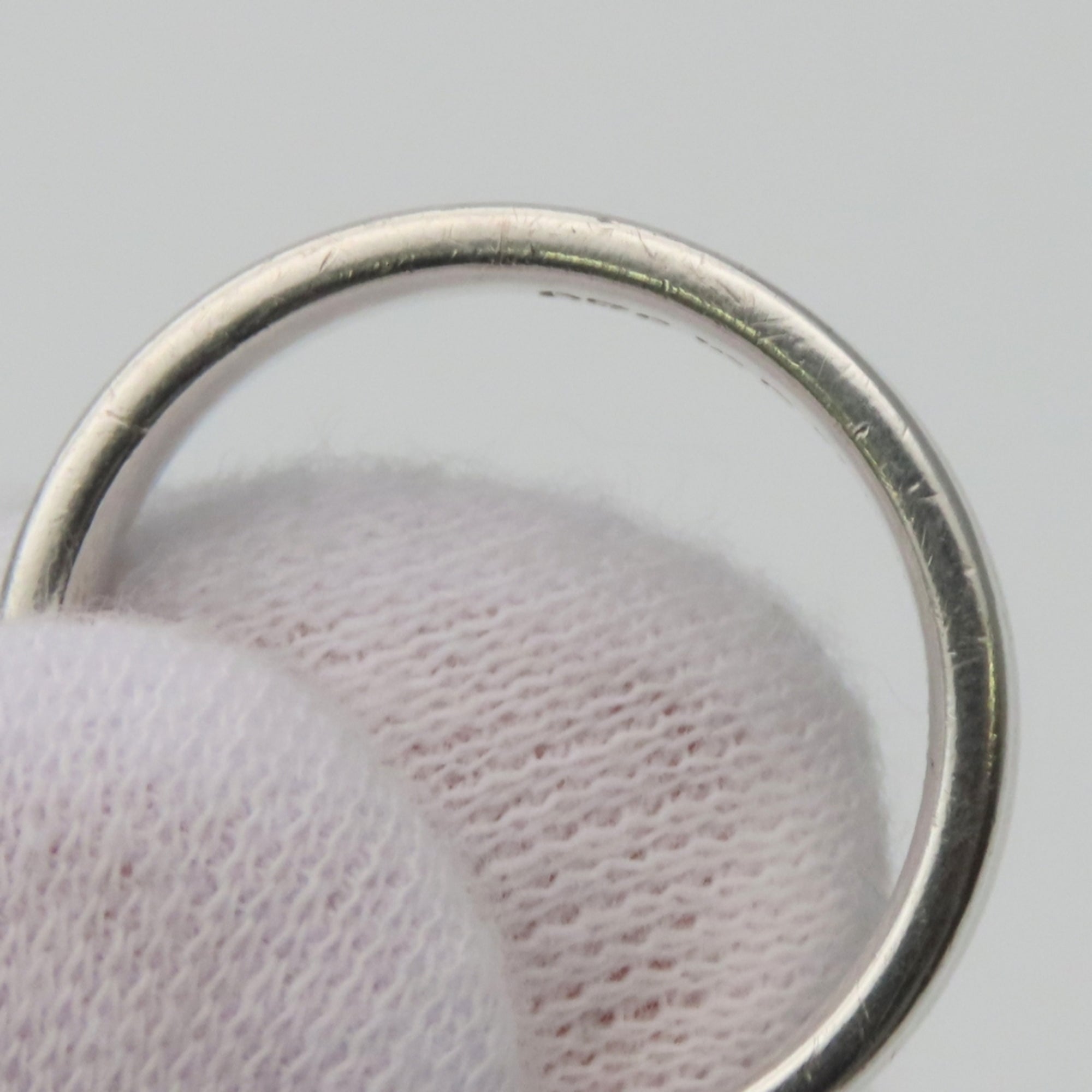 Tiffany Silver Silver 925 Band Ring (Pre-Owned)