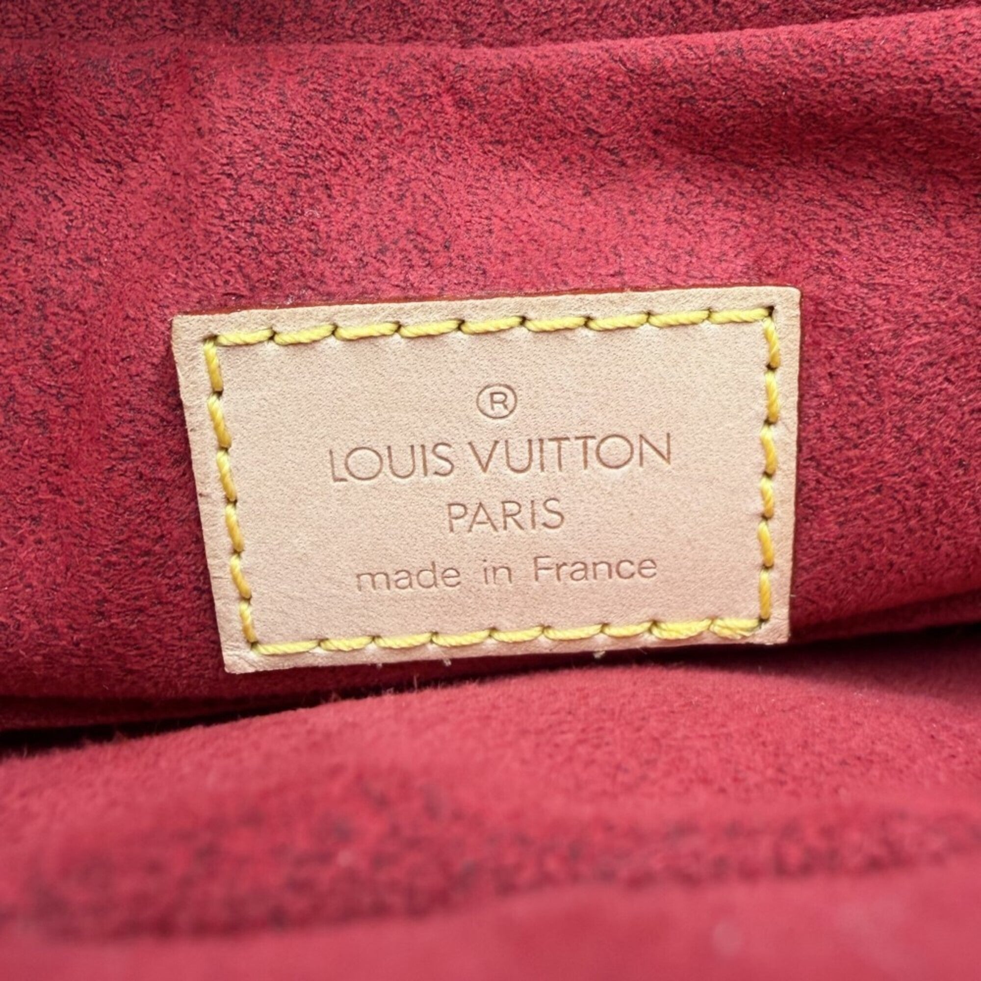 Louis Vuitton Brown Monogram Canvas Handbag Tote Bag (Pre-Owned)