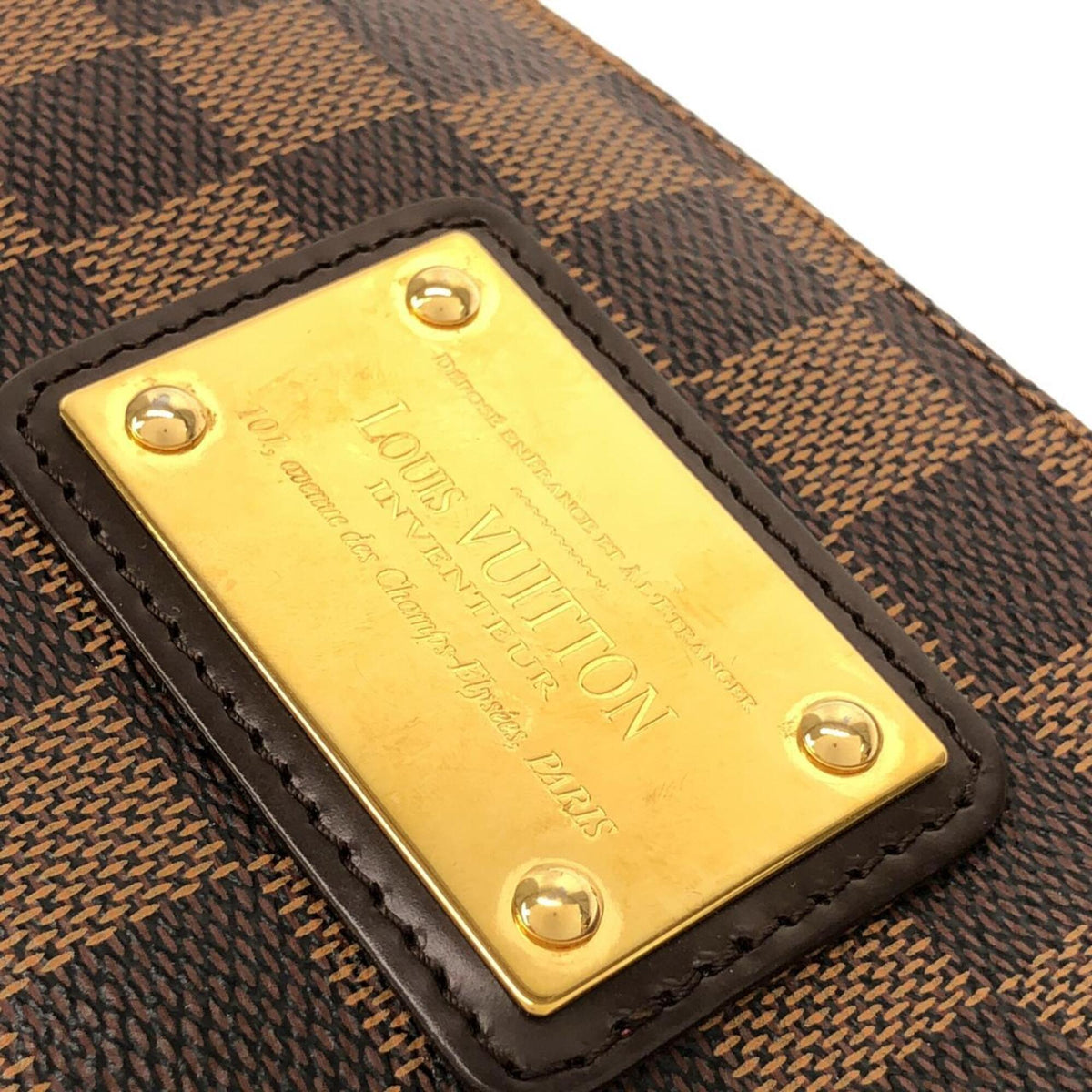 Louis Vuitton Damier Ebene Coated Canvas Shoulder Bag (Pre-Owned)