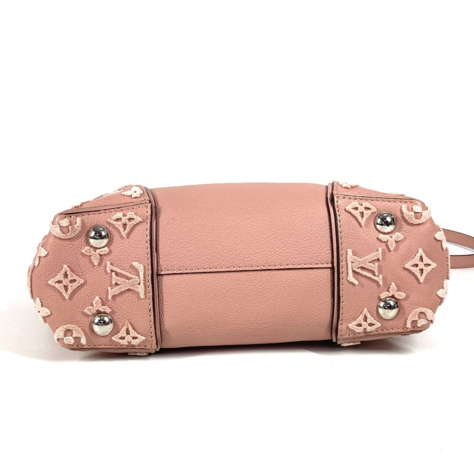 Louis Vuitton Magnolia Pink Leather Handbag Shoulder Bag Tote Bag (Pre-Owned)