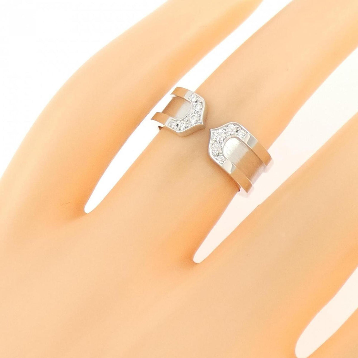 Cartier White Gold White Gold (18K) Band Ring (Pre-Owned)