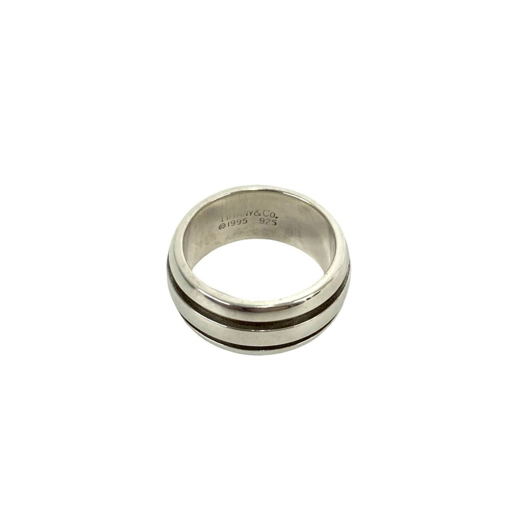 Tiffany Silver Silver 925 Band Ring (Pre-Owned)