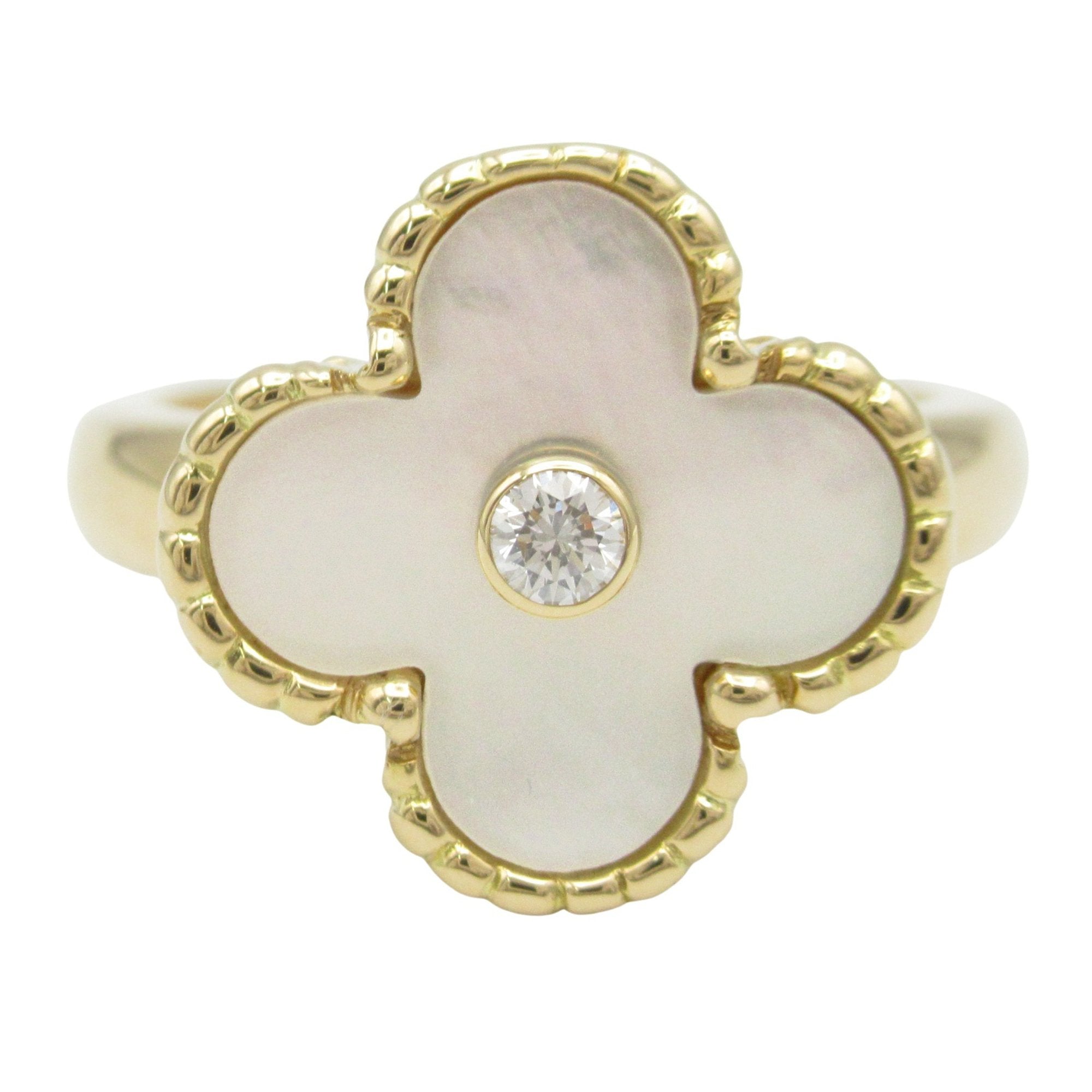 Van Cleef & Arpels Vintage Alhambra Yellow Band Ring (Pre-Owned)