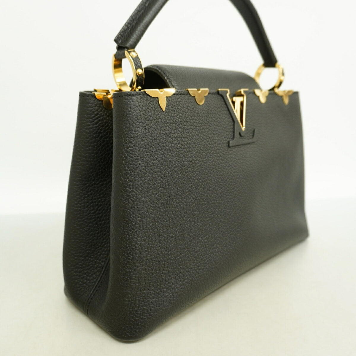 Louis Vuitton Noir Handbag (Pre-Owned)