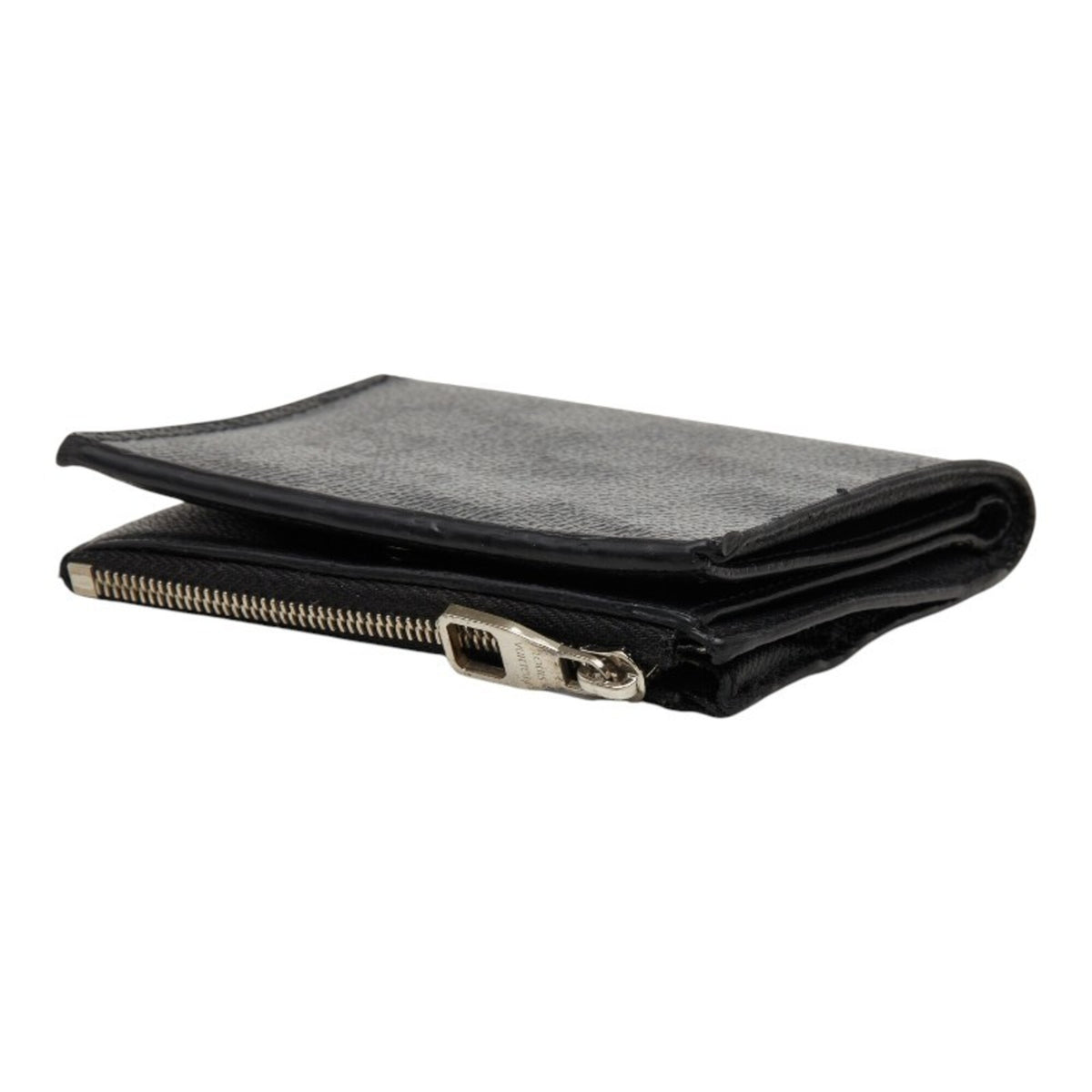 Louis Vuitton Damier Graphite Black Gray Pvc Leather Wallet (Bi-Fold) (Pre-Owned)
