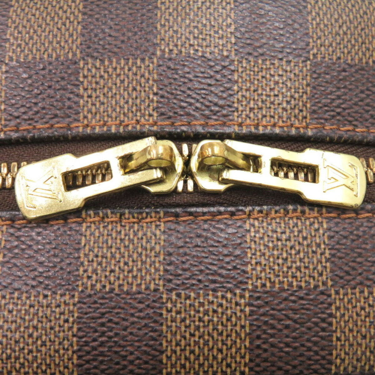 Louis Vuitton Damier Brown Damier Canvas Handbag (Pre-Owned)