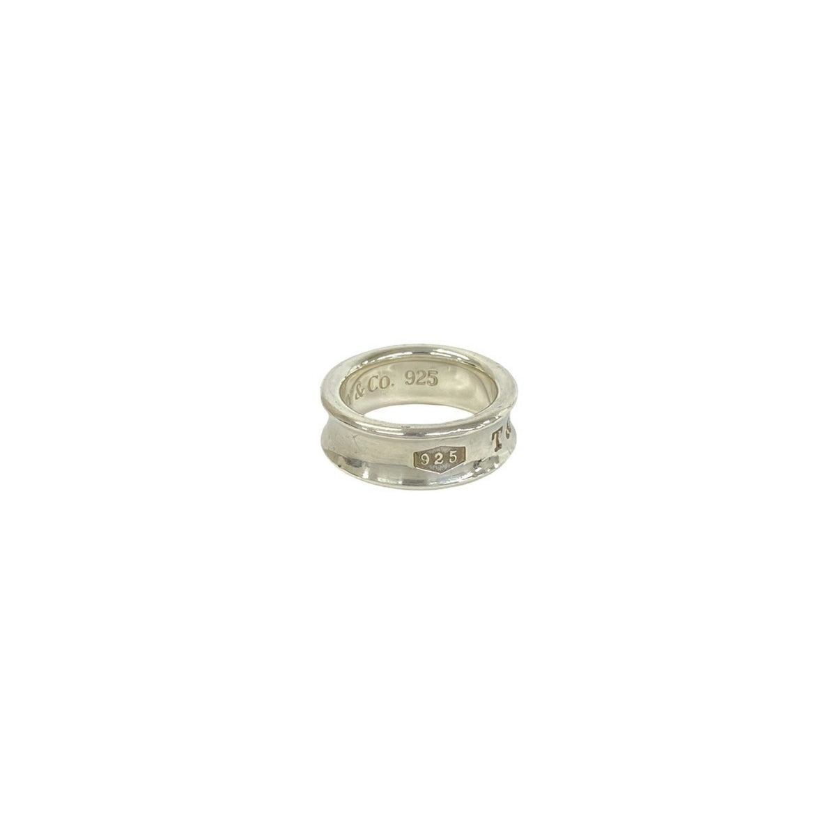 Tiffany Silver Silver 925 Band Ring (Pre-Owned)