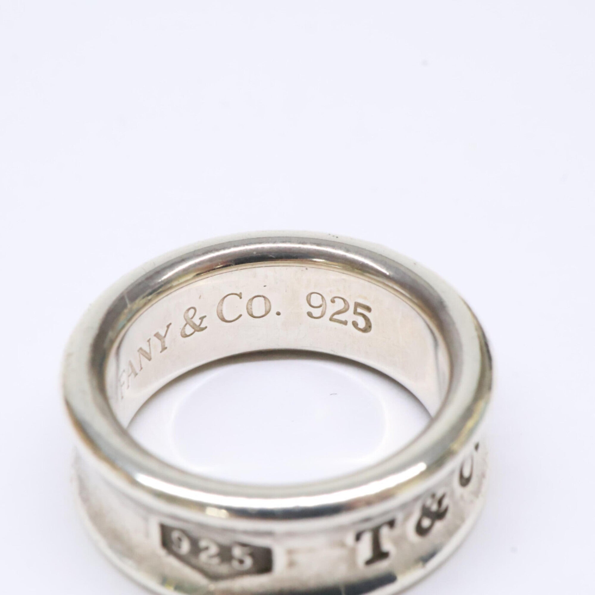 Tiffany Silver Silver 925 Band Ring (Pre-Owned)